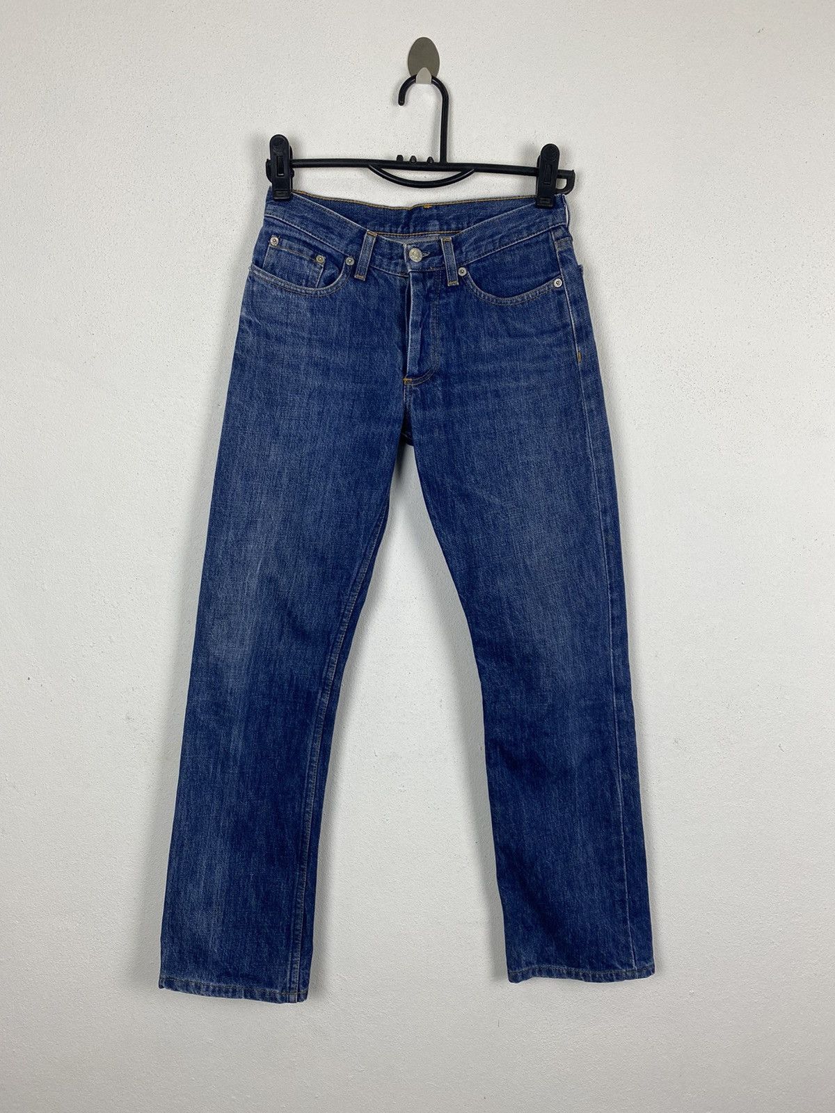 Denime × Helmut Lang HELMUT LANG CLASSIC DENIM LOW WAIST BOT CUT Size US 28 / EU 44 - 2 Thumbnail