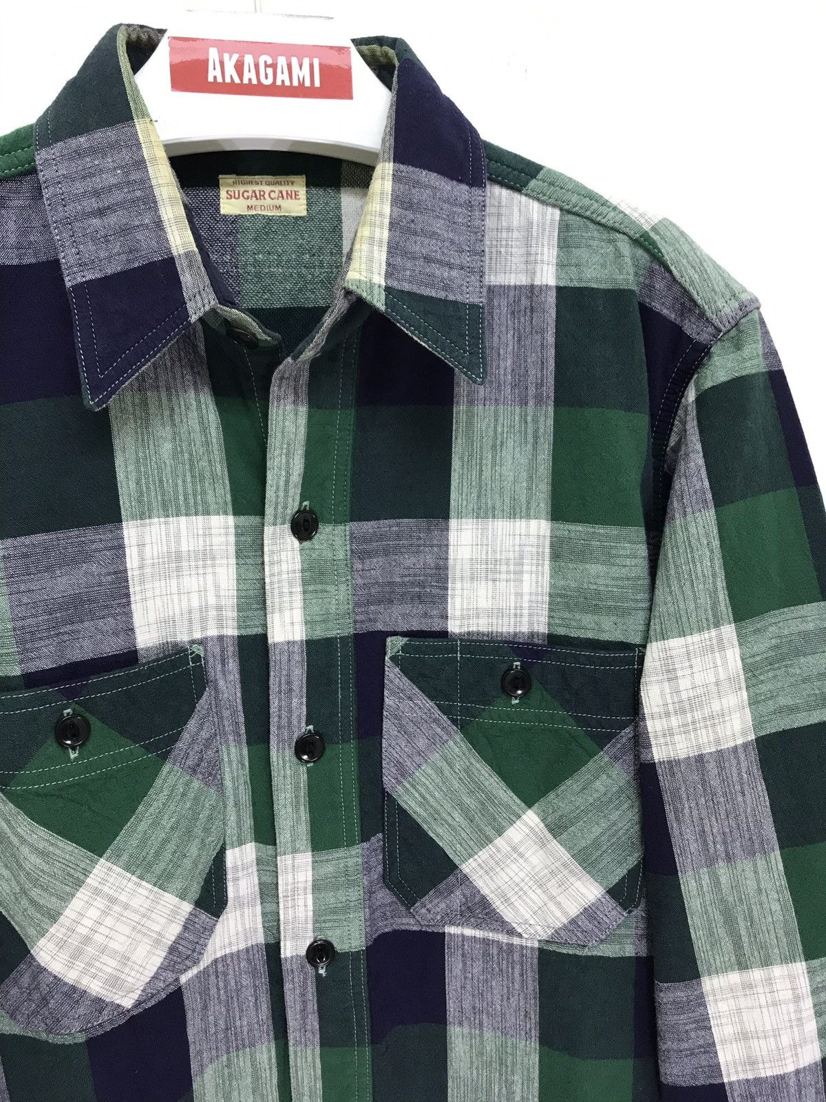 Sugar Cane Sugar Cane Toyo Enterprise Flannel Shirt Buffalo Check 6🟩1 Size US M / EU 48-50 / 2 - 3 Thumbnail