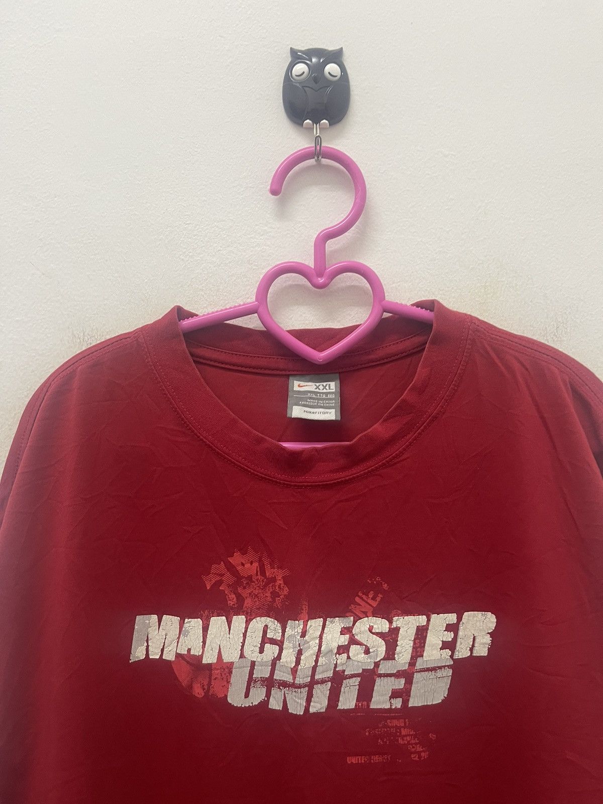 Nike Rare Vintage NIKE Manchester United CR7 Rooney Park Ji Sung Size US XXL / EU 58 / 5 - 7 Thumbnail