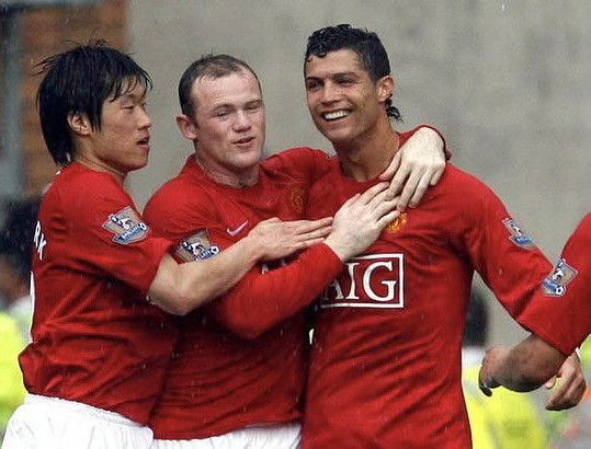 Nike Rare Vintage NIKE Manchester United CR7 Rooney Park Ji Sung Size US XXL / EU 58 / 5 - 3 Thumbnail