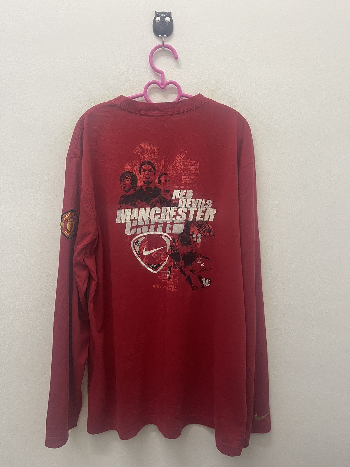 Nike Rare Vintage NIKE Manchester United CR7 Rooney Park Ji Sung Size US XXL / EU 58 / 5 - 1 Thumbnail