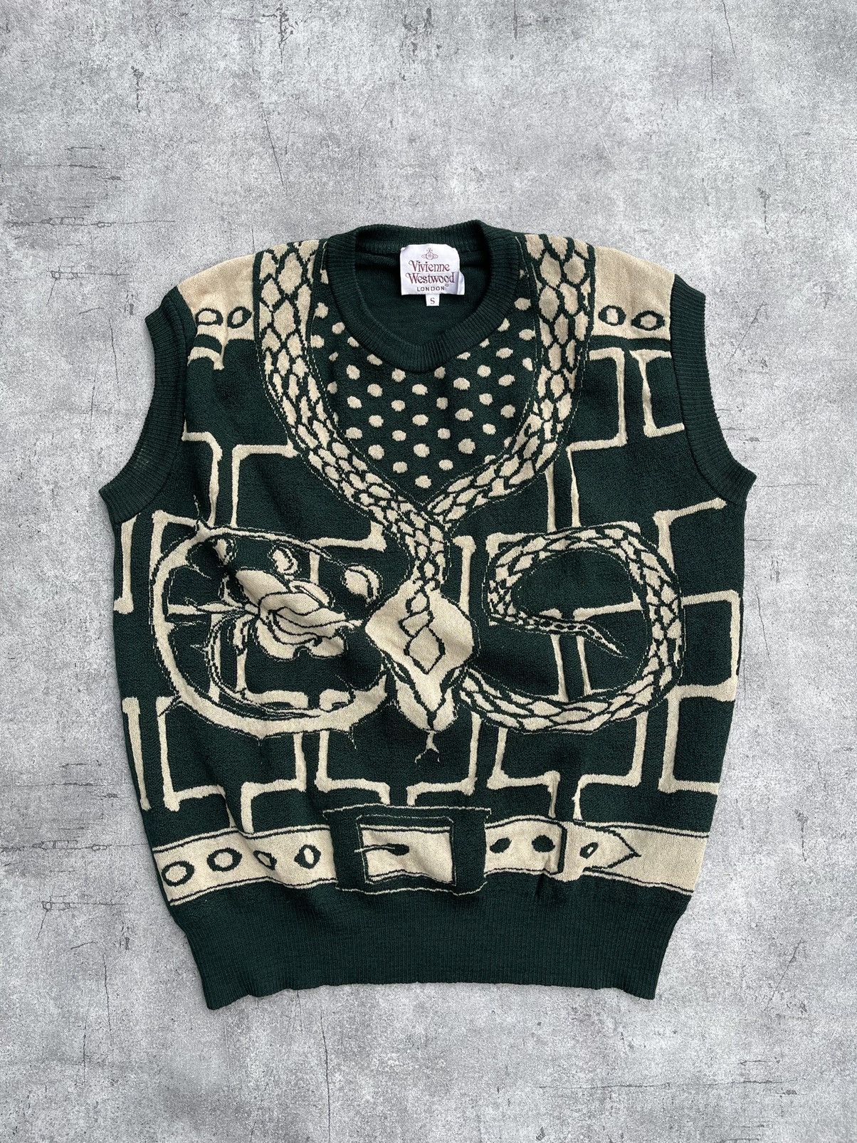 Vivienne Westwood Vivienne Westwood Python and Roses Sweater Vest | Grailed