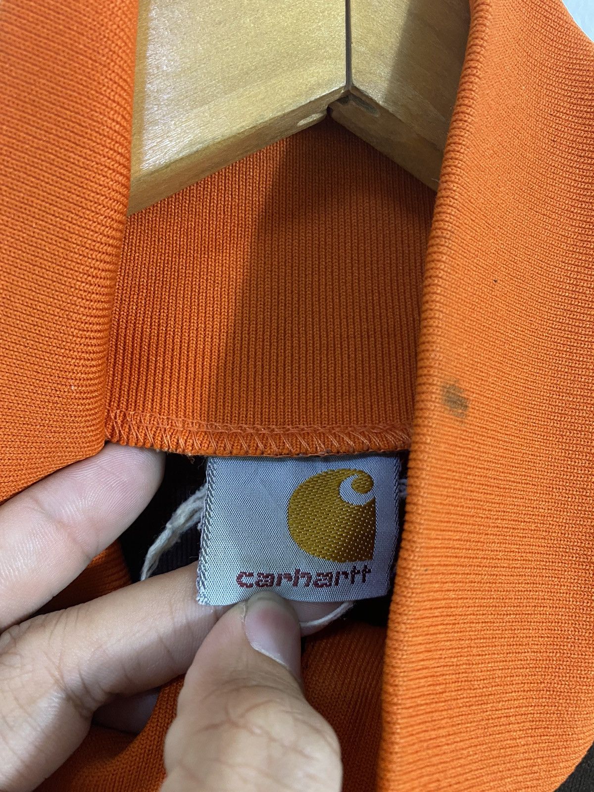 Carhartt Vintage Carhartt Stripe Sweater/Track Top Small Logo Design Size US XL / EU 56 / 4 - 4 Thumbnail