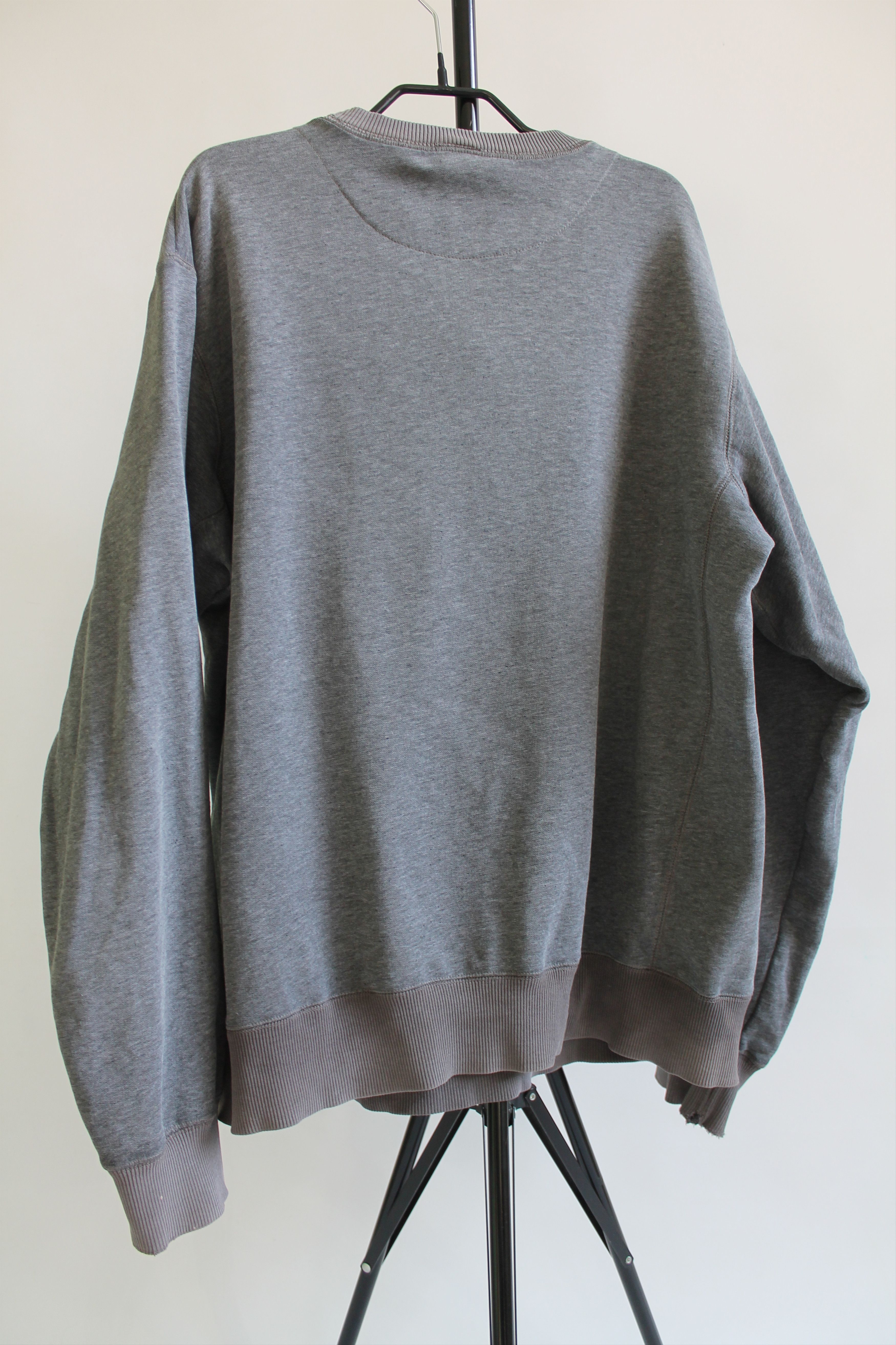 Nike vintage Nike Swoosh Logo Sweatshirt Gray Faded Trashed Worn Size US L / EU 52-54 / 3 - 10 Thumbnail