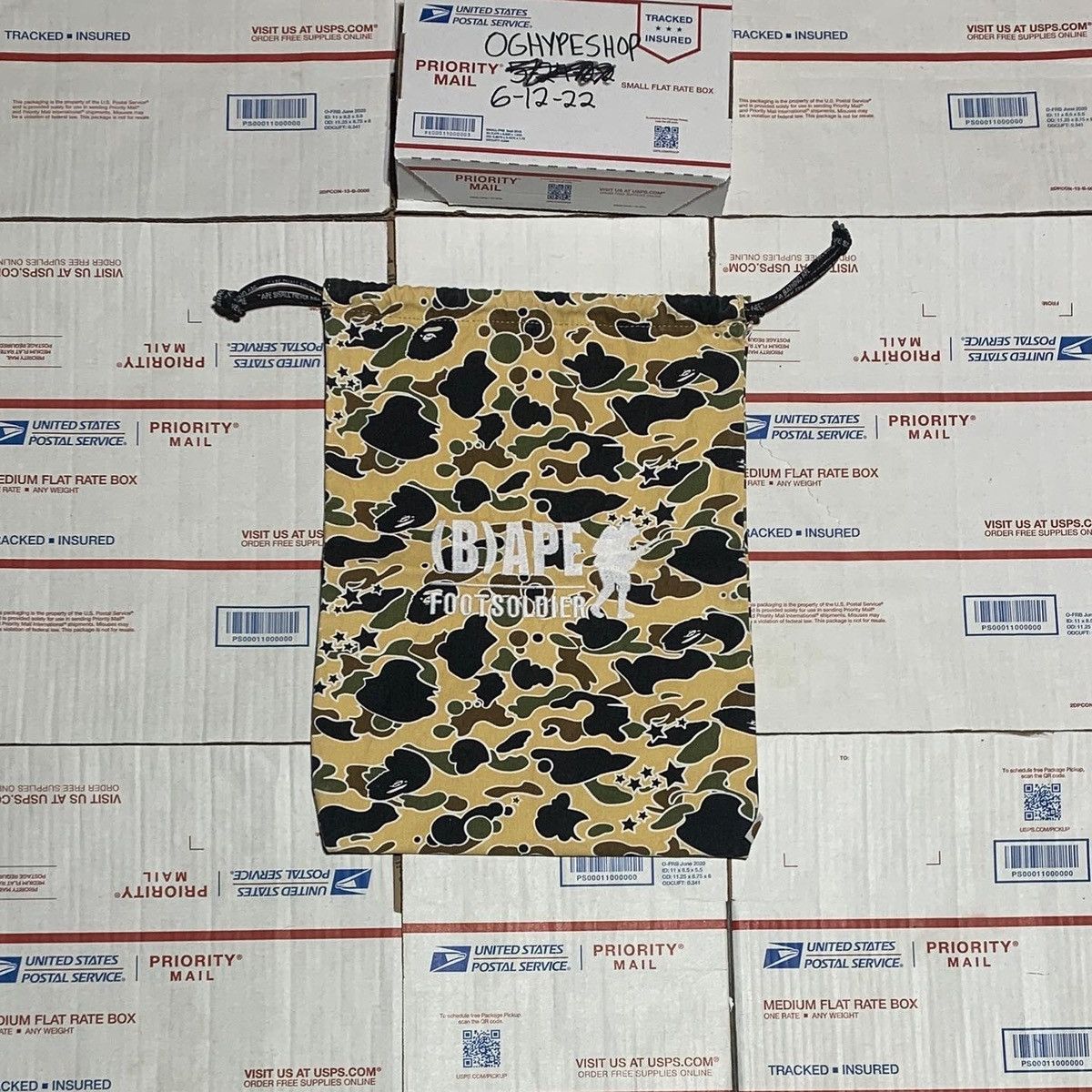 Bape OG Bape Shoe Bag Size ONE SIZE - 1 Thumbnail