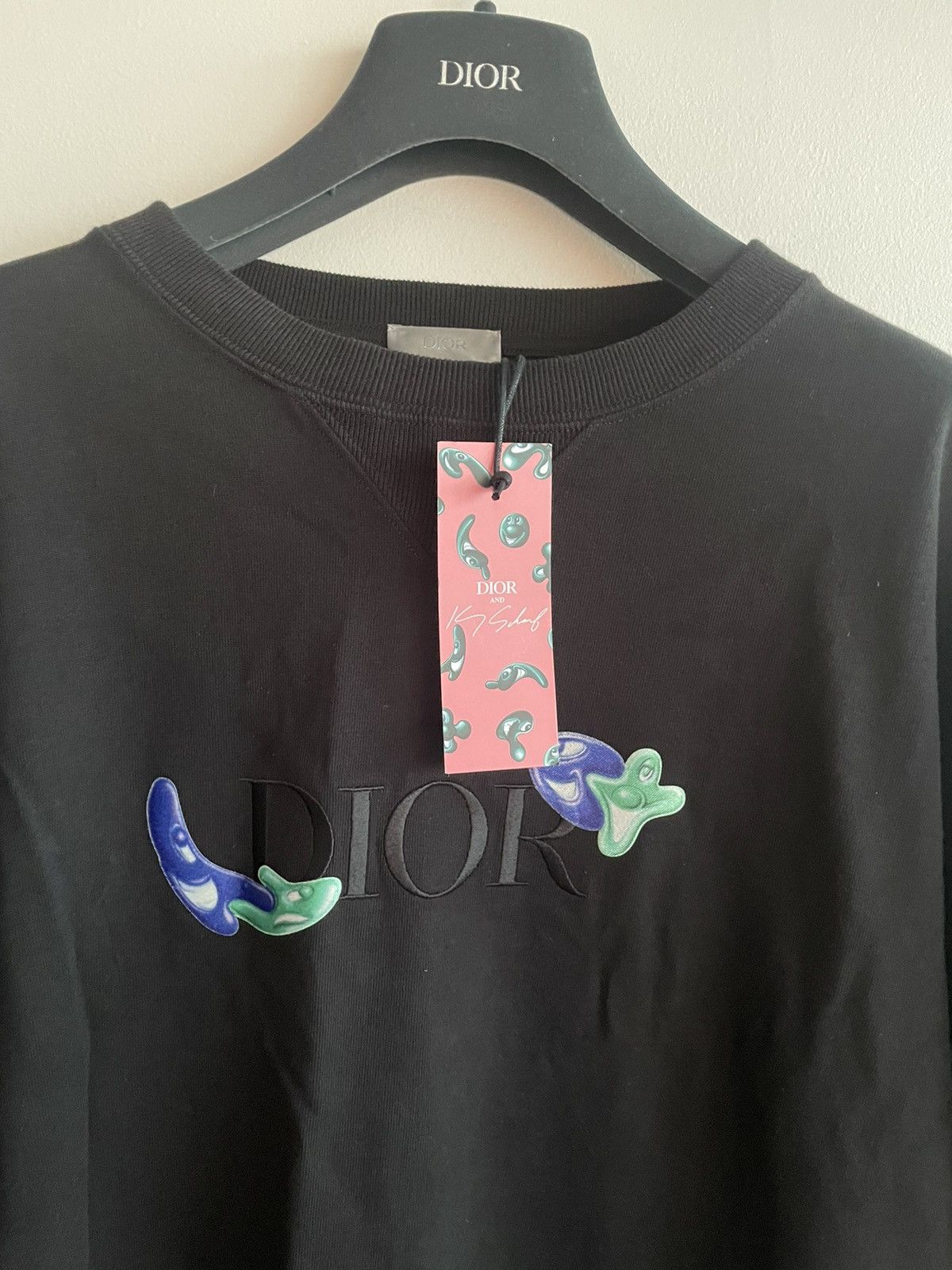 Dior Super Runway Limited Edition Dior x Kenny Scharf Logo Tee Size US XL / EU 56 / 4 - 3 Thumbnail