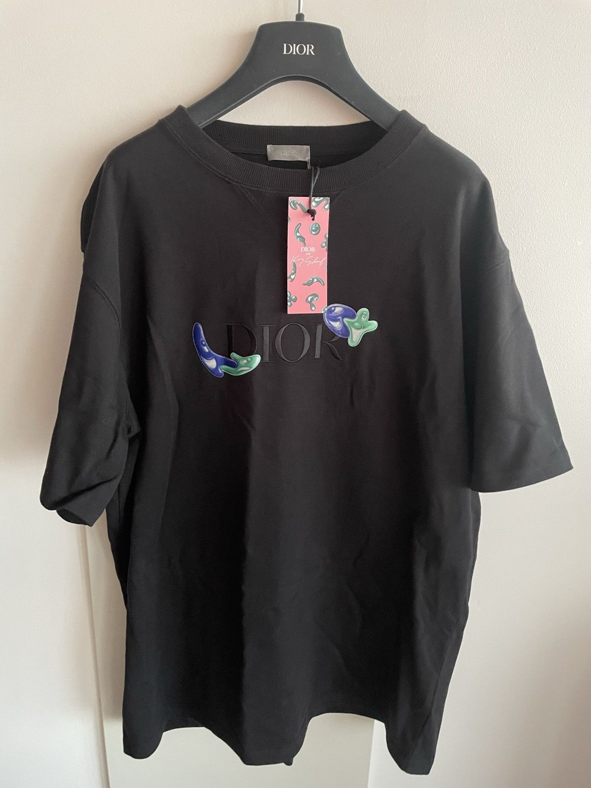 Dior Super Runway Limited Edition Dior x Kenny Scharf Logo Tee Size US XL / EU 56 / 4 - 20 Thumbnail