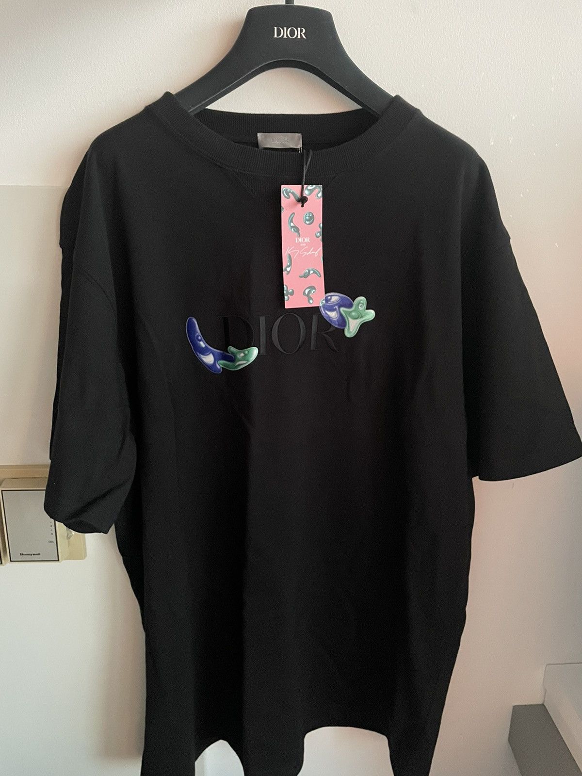 Dior Super Runway Limited Edition Dior x Kenny Scharf Logo Tee Size US XL / EU 56 / 4 - 21 Thumbnail