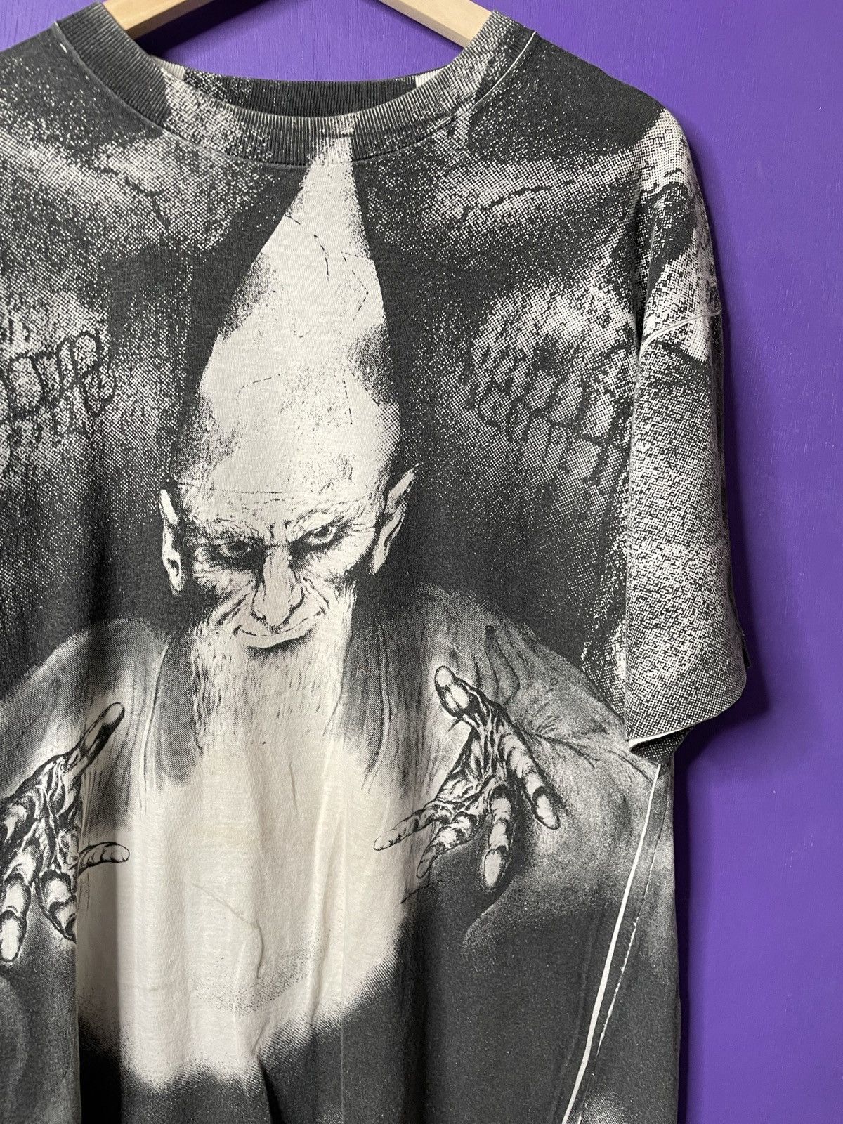 Vintage Vintage Angry wizard crazy AOP t-shirt Size US L / EU 52-54 / 3 - 3 Thumbnail