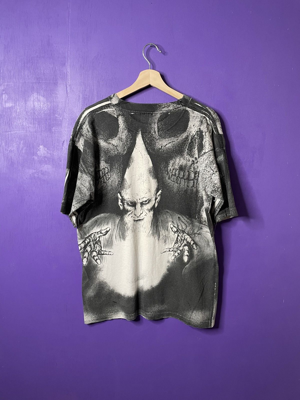 Vintage Vintage Angry wizard crazy AOP t-shirt Size US L / EU 52-54 / 3 - 2 Thumbnail