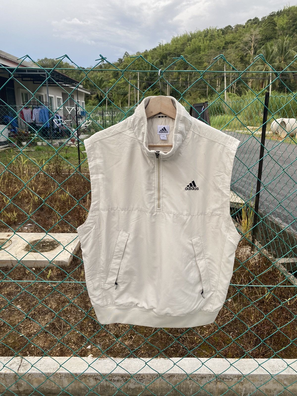 Adidas Adidas zip up vest Size US L / EU 52-54 / 3 - 1 Thumbnail