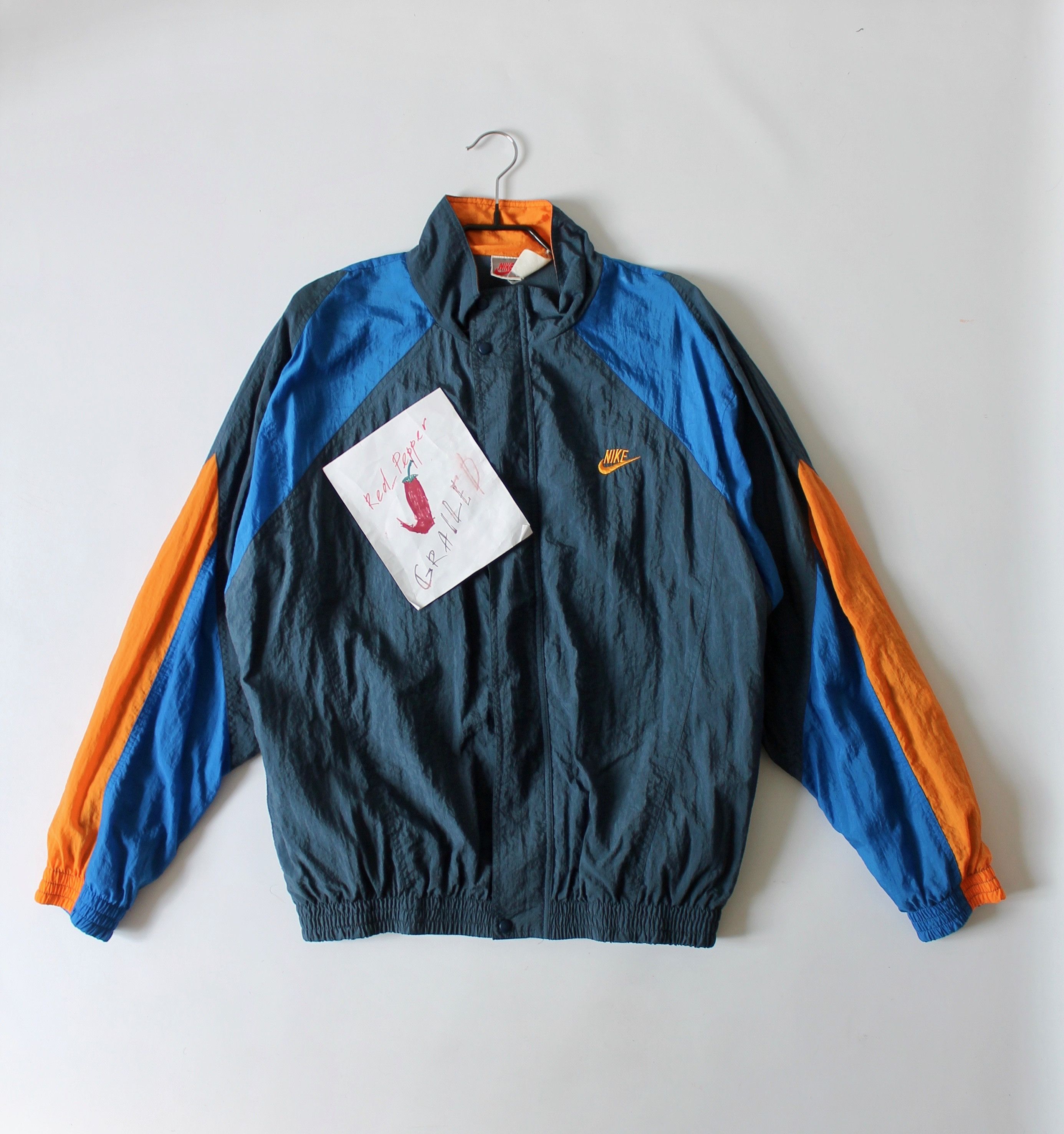 Nike 90's Nike Vintage Light Jacket Windbreaker Nylon Size US L / EU 52-54 / 3 - 7 Thumbnail
