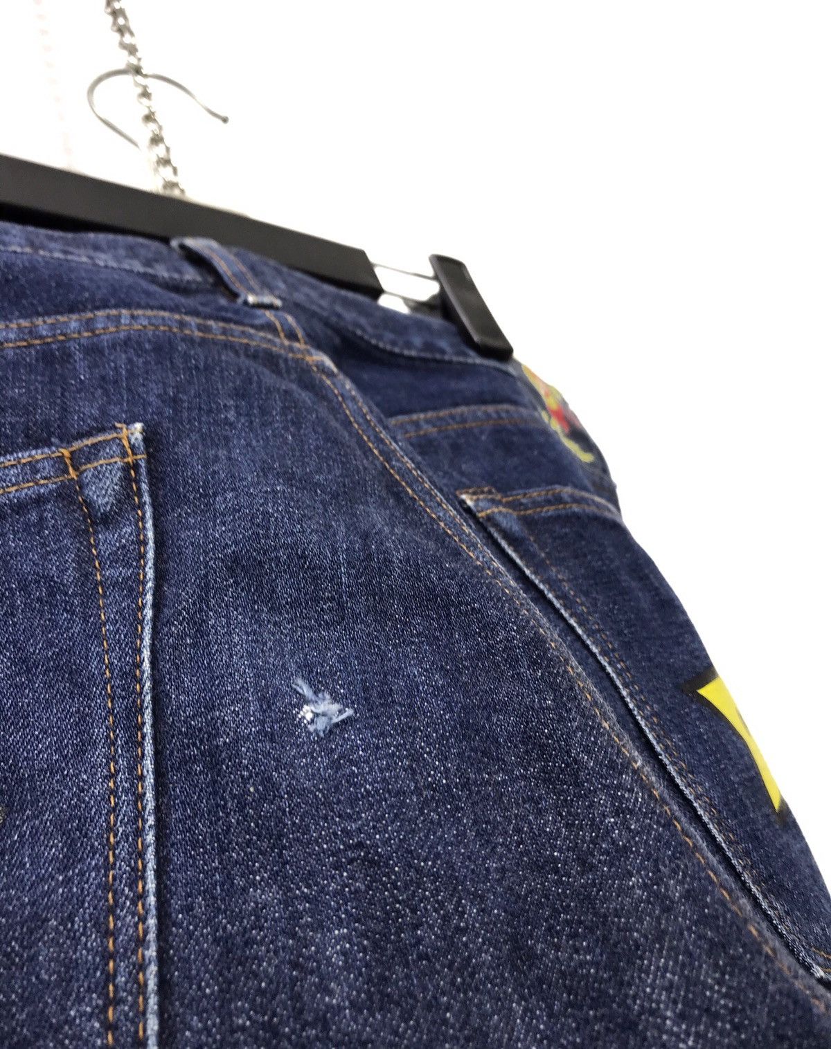 Bape Bapesta Denim Pant Nigo A Bathing Ape Slim 4🟦 Size US 35 - 5 Thumbnail