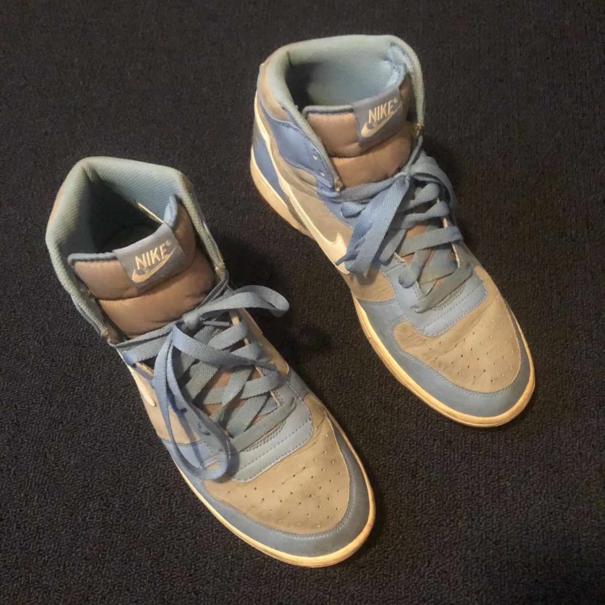 Nike Rare Vintage Nike Big Dunk High University Blue Shoes 2008 Size US 12 / EU 45 - 2 Thumbnail