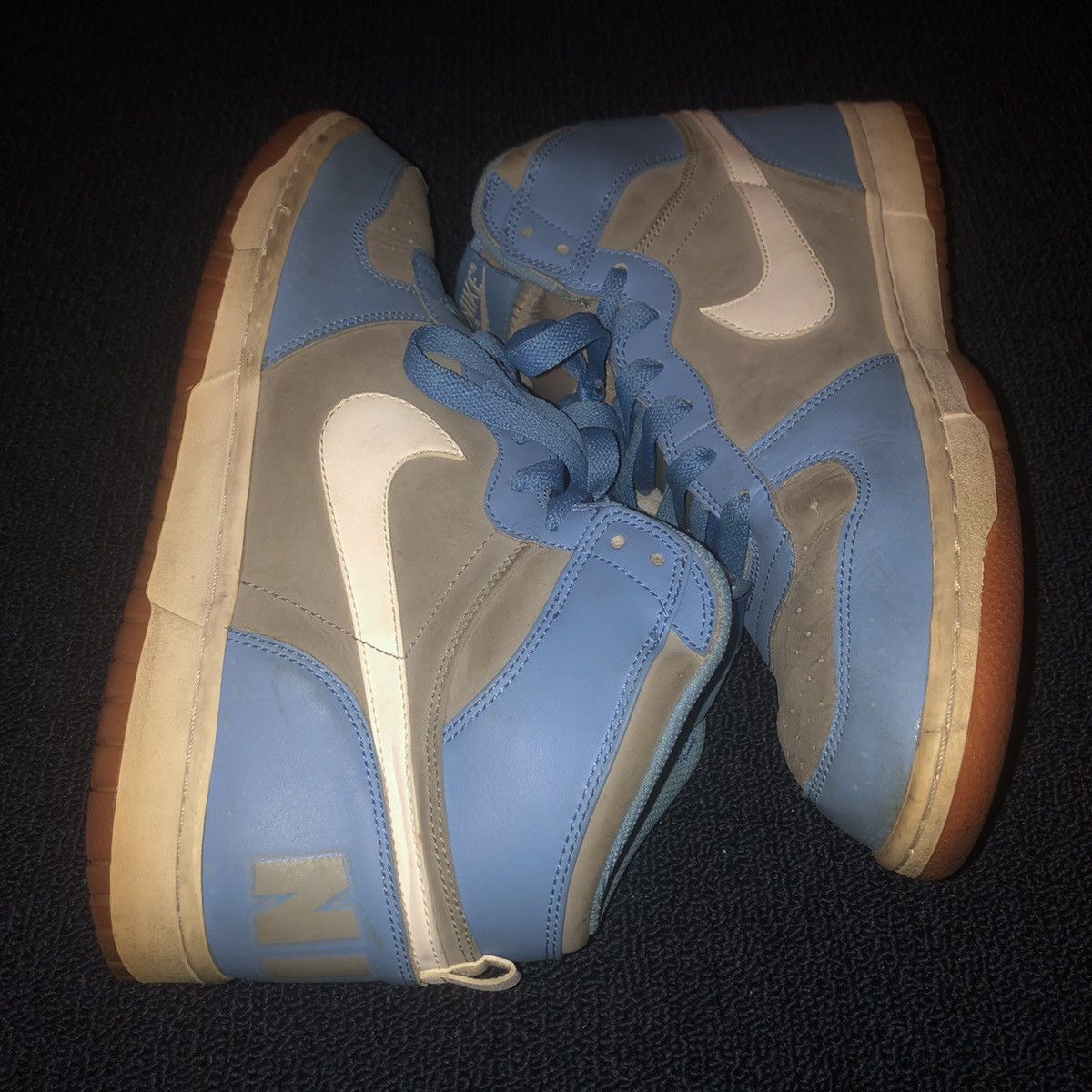 Nike Rare Vintage Nike Big Dunk High University Blue Shoes 2008 Size US 12 / EU 45 - 3 Thumbnail