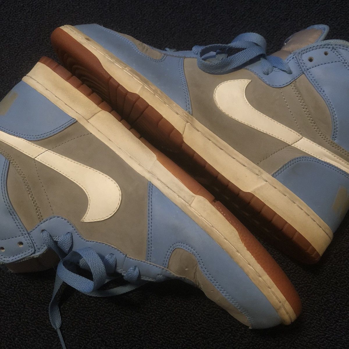 Nike Rare Vintage Nike Big Dunk High University Blue Shoes 2008 Size US 12 / EU 45 - 10 Thumbnail