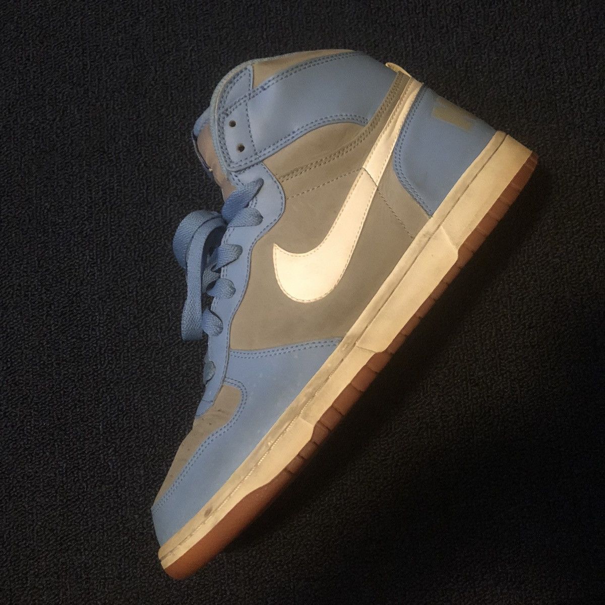 Nike Rare Vintage Nike Big Dunk High University Blue Shoes 2008 Size US 12 / EU 45 - 12 Thumbnail