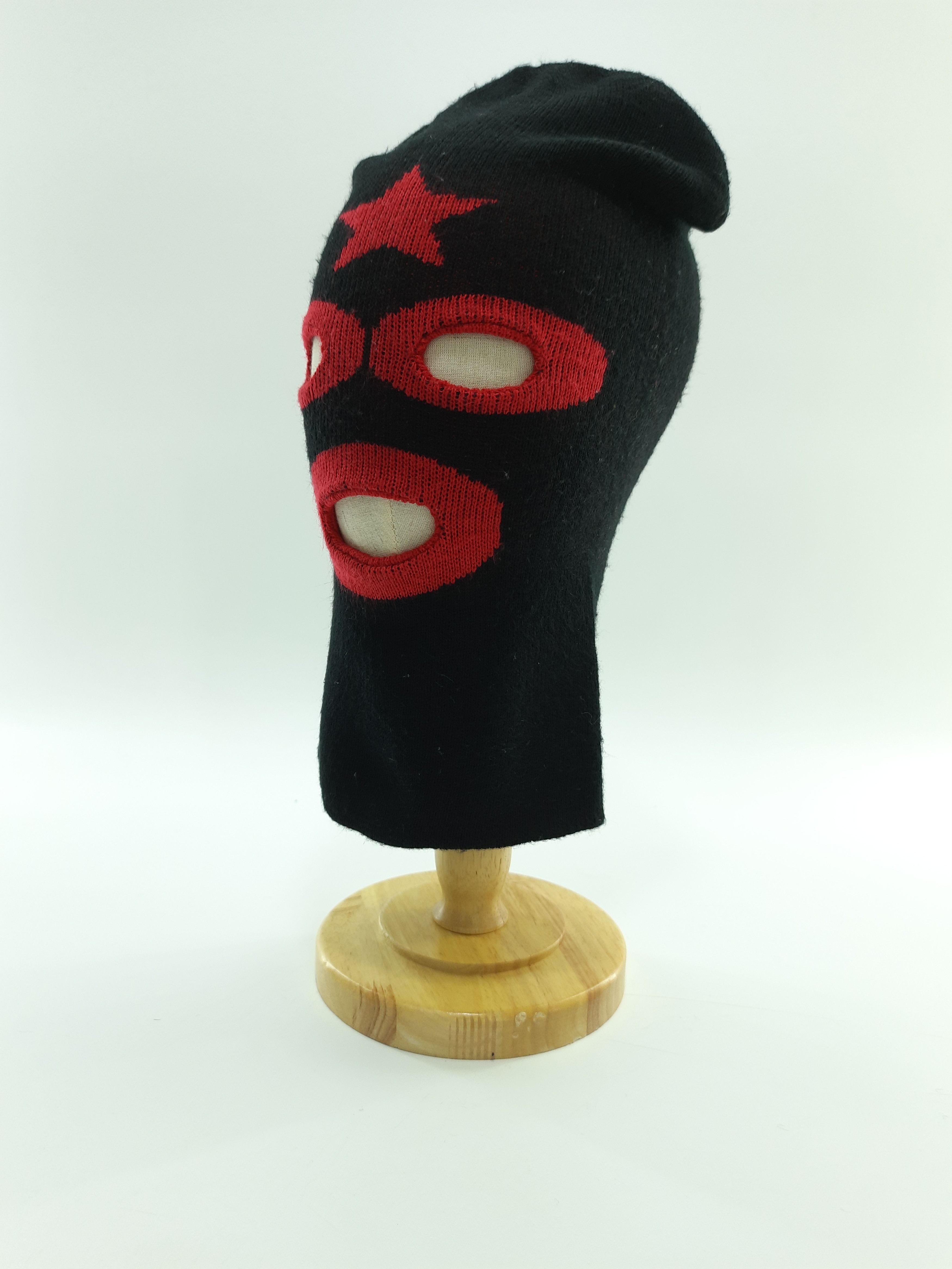 Japanese Brand Design Red Line Round Eye Balaclava Size ONE SIZE - 2 Thumbnail
