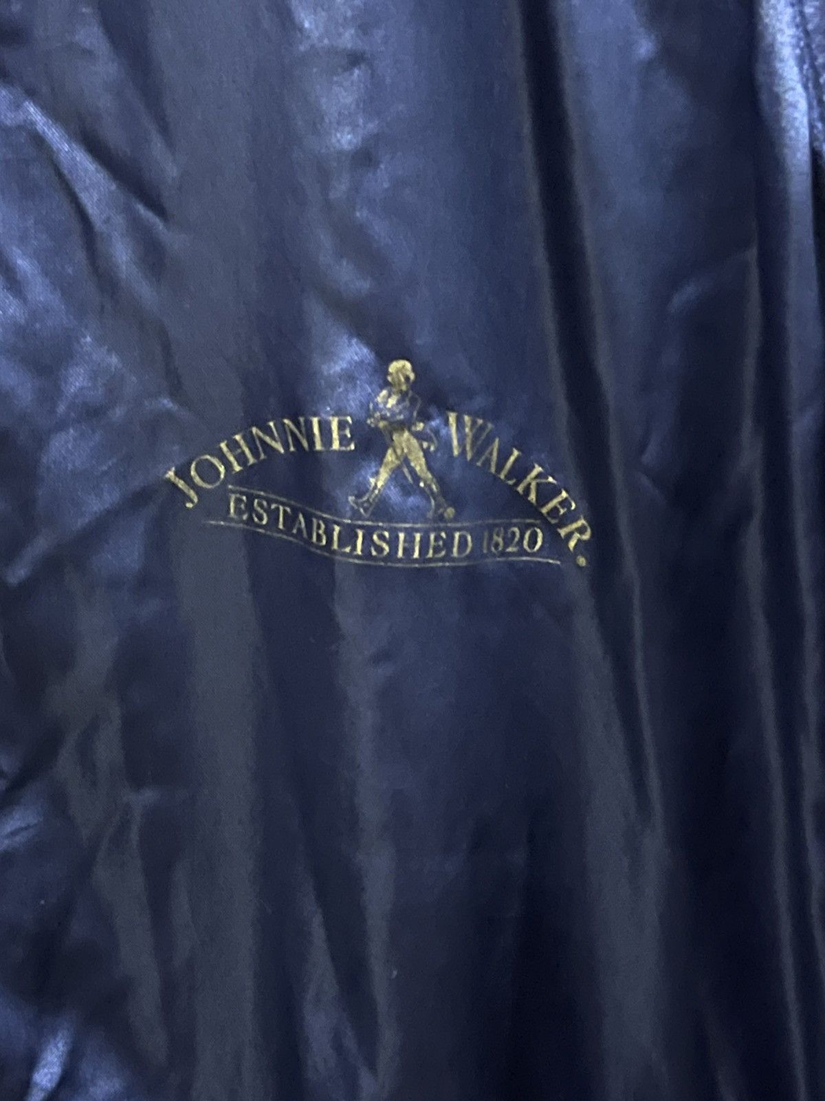 Japanese Brand × Vintage Vintage Johnnie Walker Raglan Satin Jacket Size US L / EU 52-54 / 3 - 2 Thumbnail