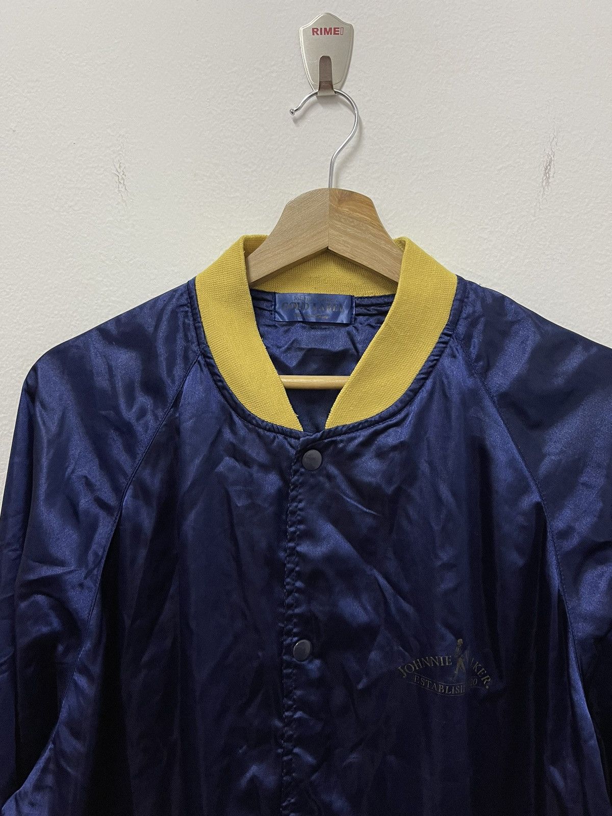 Japanese Brand × Vintage Vintage Johnnie Walker Raglan Satin Jacket Size US L / EU 52-54 / 3 - 7 Thumbnail