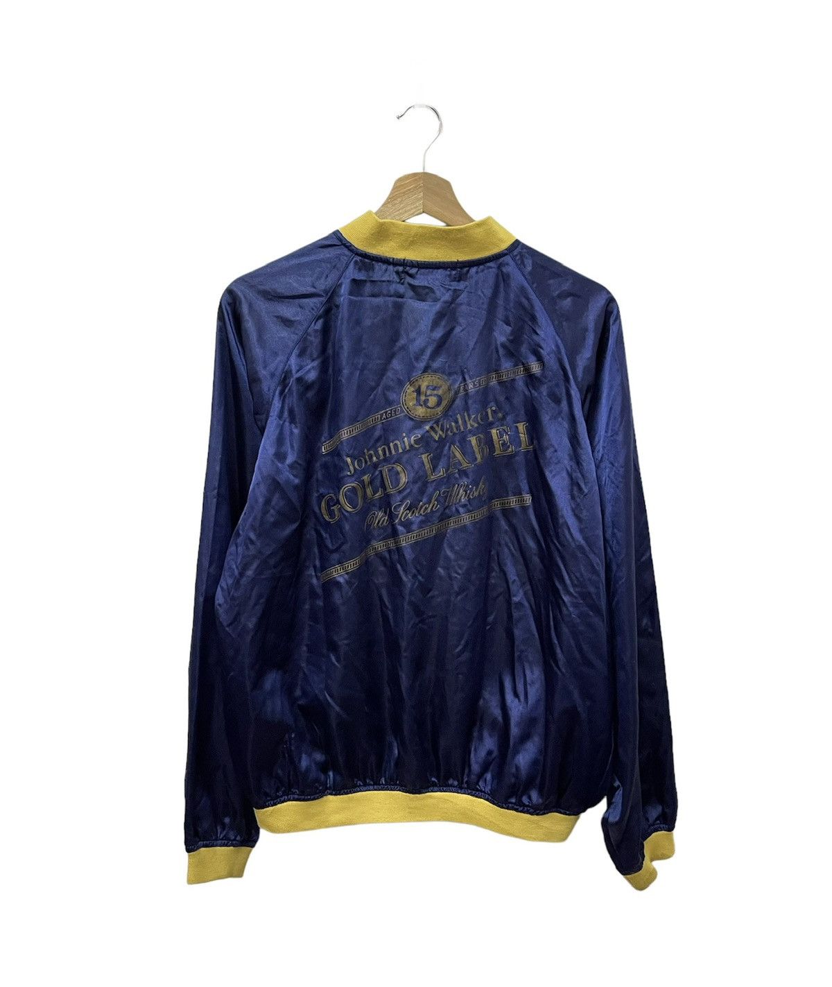 Japanese Brand × Vintage Vintage Johnnie Walker Raglan Satin Jacket Size US L / EU 52-54 / 3 - 3 Thumbnail