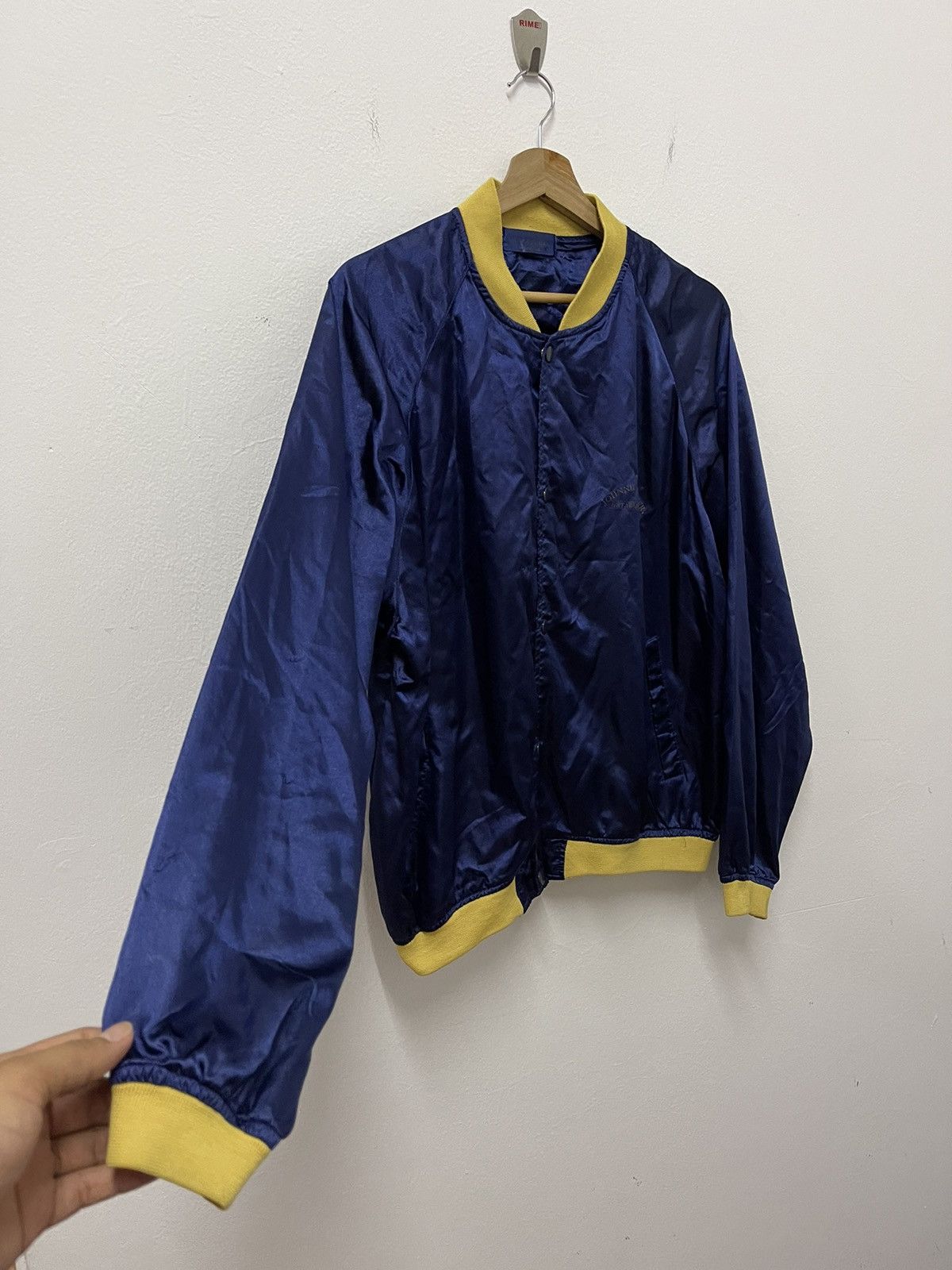 Japanese Brand × Vintage Vintage Johnnie Walker Raglan Satin Jacket Size US L / EU 52-54 / 3 - 5 Thumbnail
