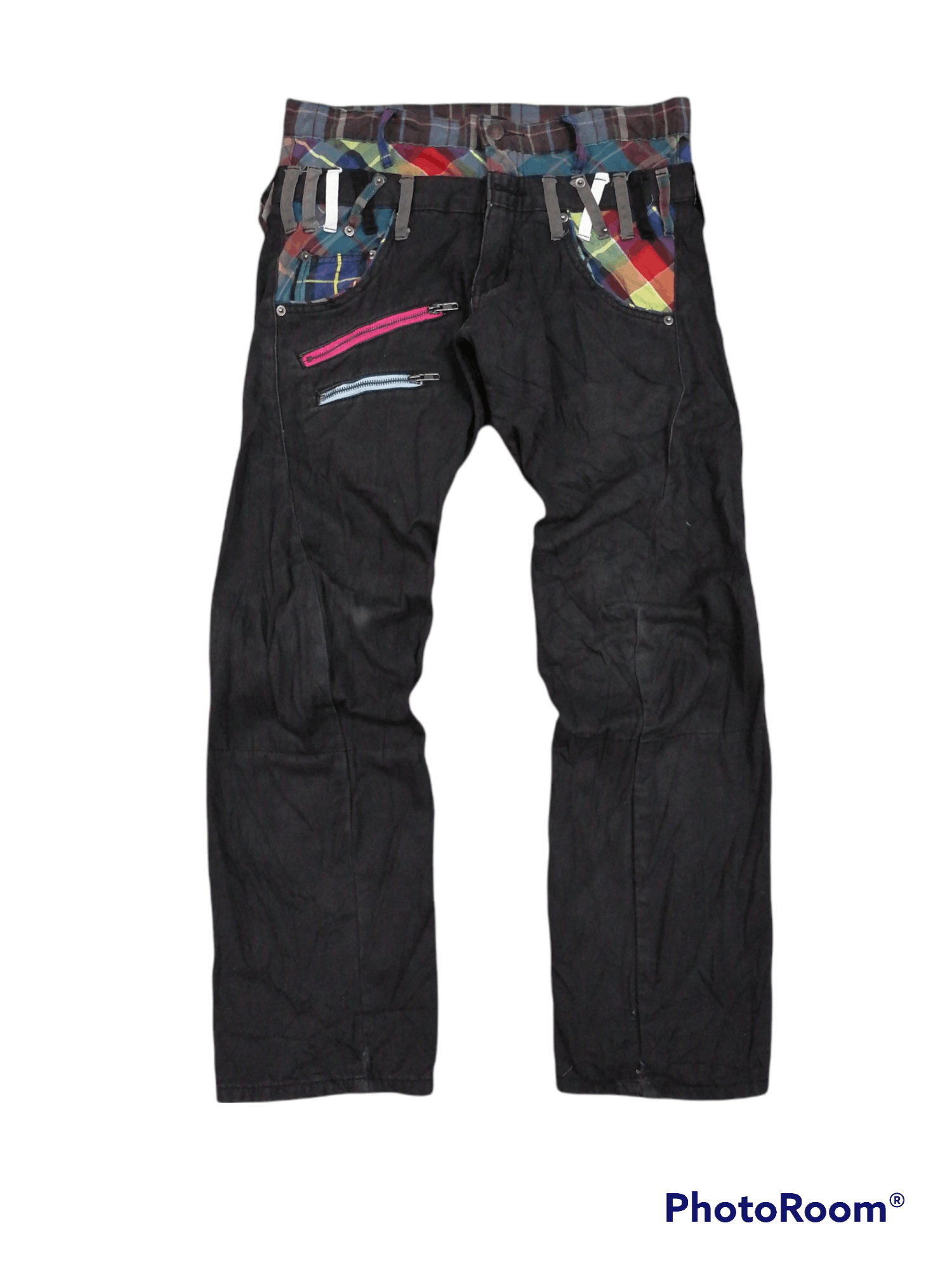 Japanese Brand Breathmint Multipocket Double Waist Twist Pants Size US 31 - 1 Thumbnail