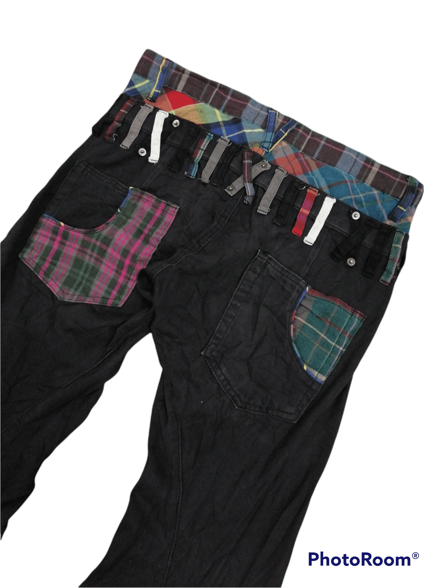 Japanese Brand Breathmint Multipocket Double Waist Twist Pants Size US 31 - 6 Thumbnail