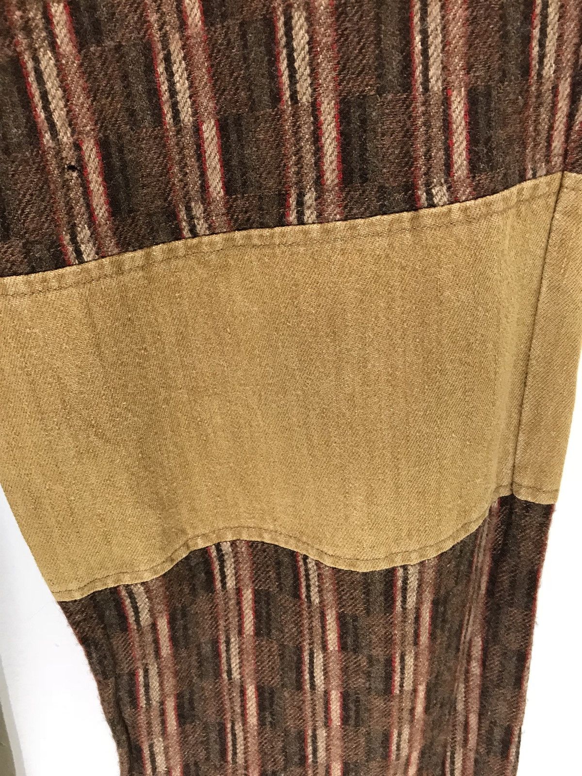 Japanese Brand Gigglyroy Hybrid Hagi Pant with Wool Striped Loose Size US 31 - 4 Thumbnail