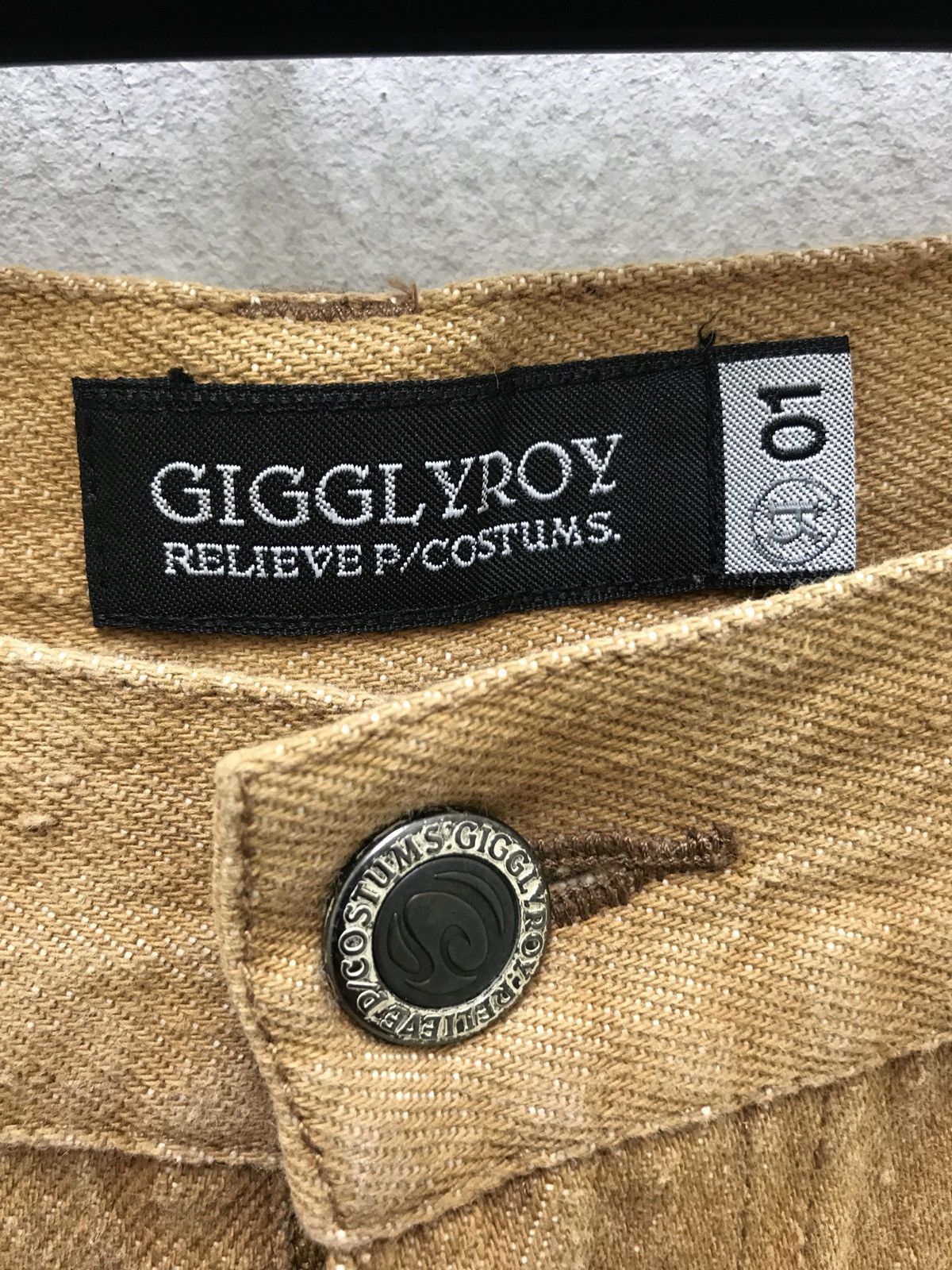 Japanese Brand Gigglyroy Hybrid Hagi Pant with Wool Striped Loose Size US 31 - 7 Thumbnail
