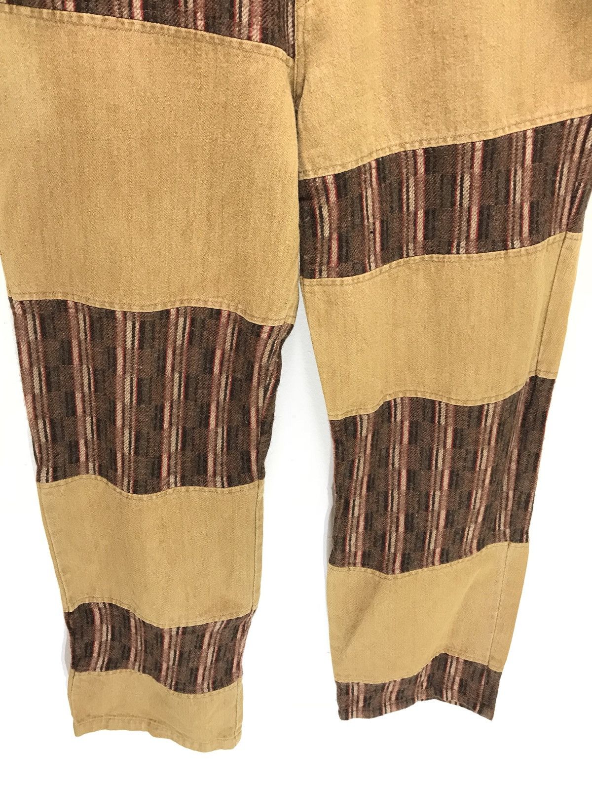 Japanese Brand Gigglyroy Hybrid Hagi Pant with Wool Striped Loose Size US 31 - 2 Thumbnail