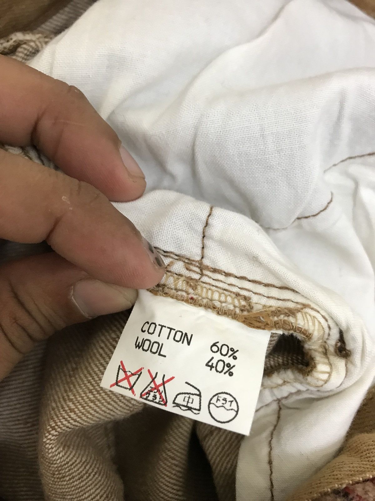 Japanese Brand Gigglyroy Hybrid Hagi Pant with Wool Striped Loose Size US 31 - 12 Thumbnail