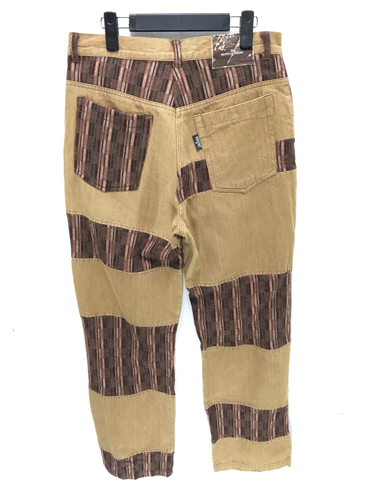 Japanese Brand Gigglyroy Hybrid Hagi Pant with Wool Striped Loose Size US 31 - 8 Thumbnail