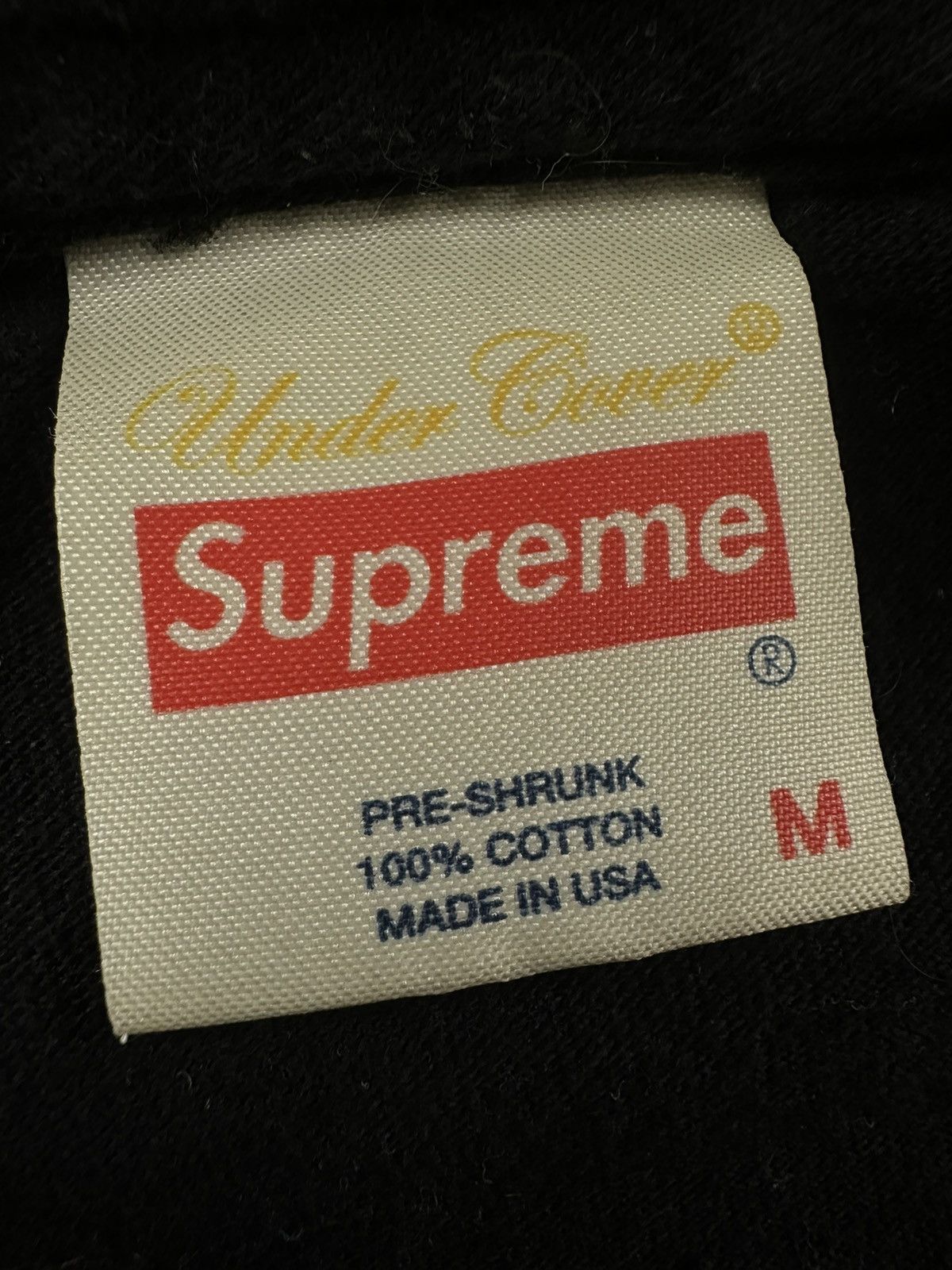 Supreme × Undercover Supreme Undercover Anarchy Tee Black Sz. Medium Japan NY Size US M / EU 48-50 / 2 - 4 Thumbnail