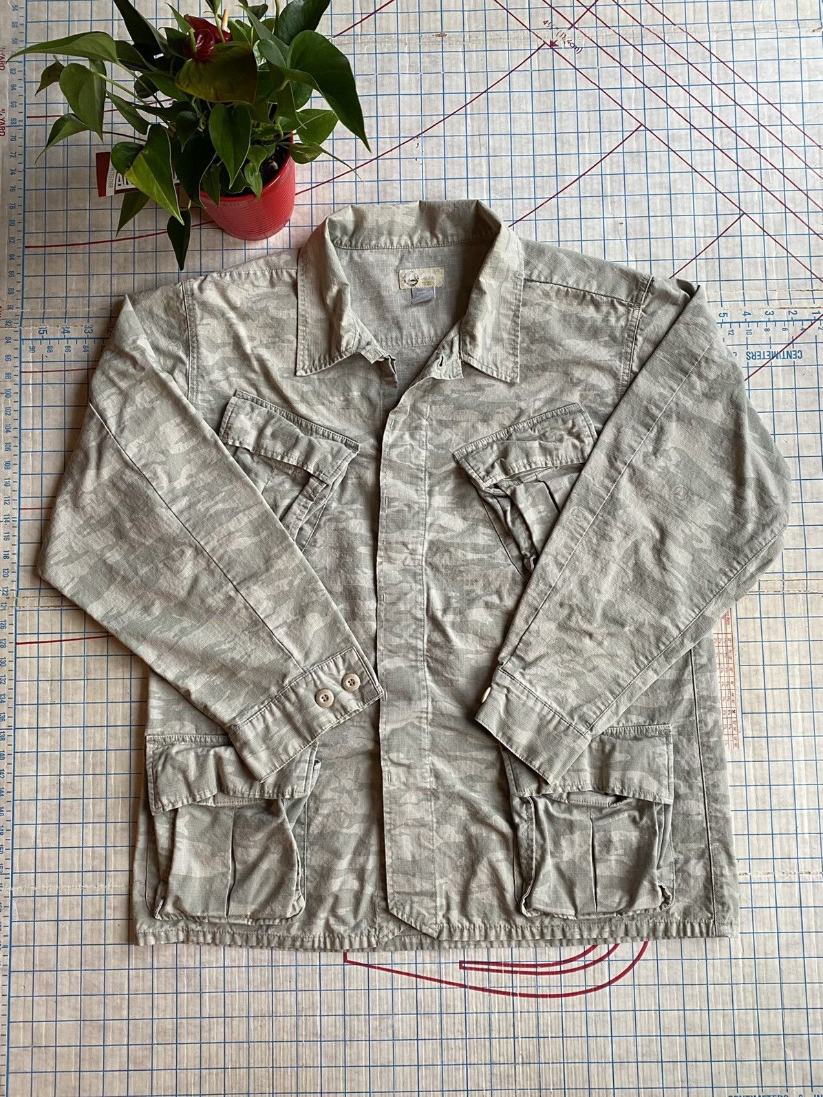 Freshjive Freahjive Rip Stop Camo Military Field Jacket Size XL Size US XL / EU 56 / 4 - 2 Thumbnail