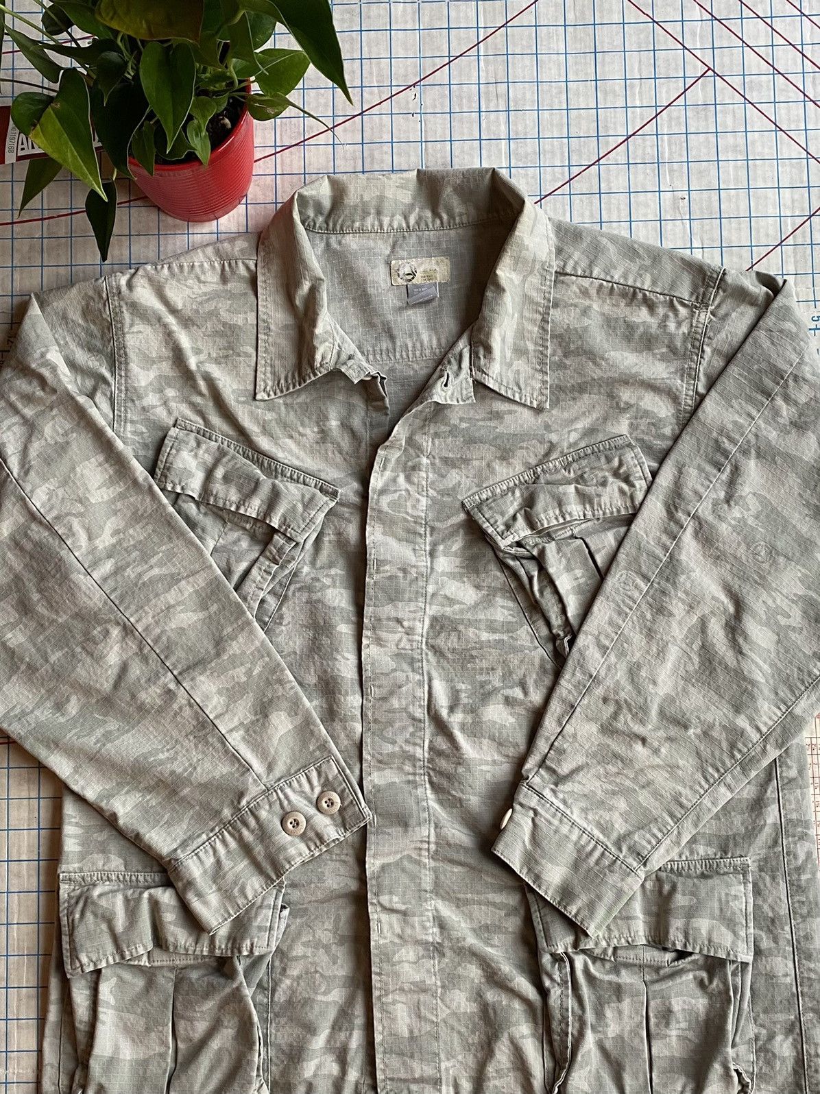 Freshjive Freahjive Rip Stop Camo Military Field Jacket Size XL Size US XL / EU 56 / 4 - 3 Thumbnail