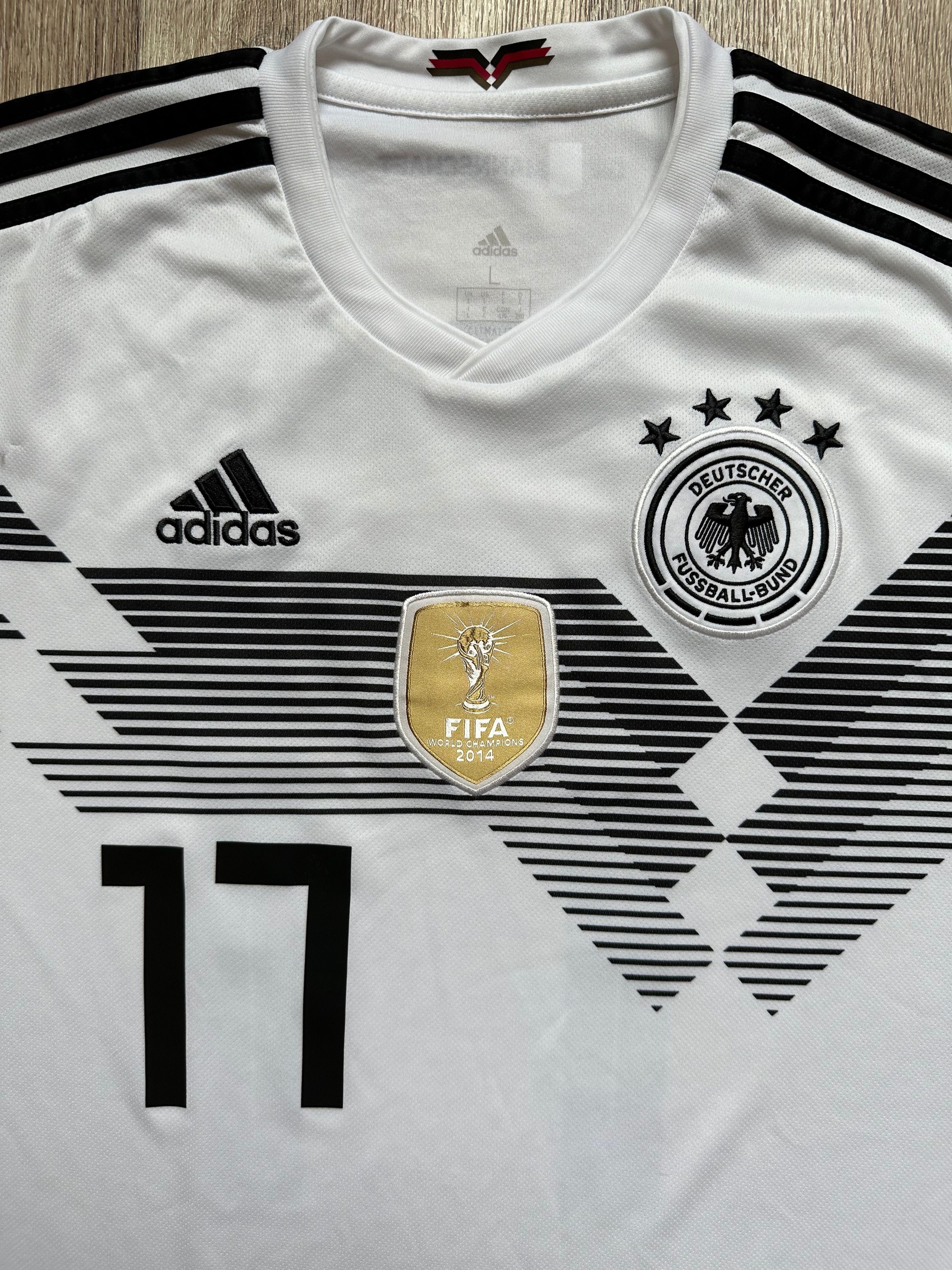 Adidas × Vintage 2017 / 18 Adidas Germany Deutschland Home 17 Boateng Size US L / EU 52-54 / 3 - 3 Thumbnail