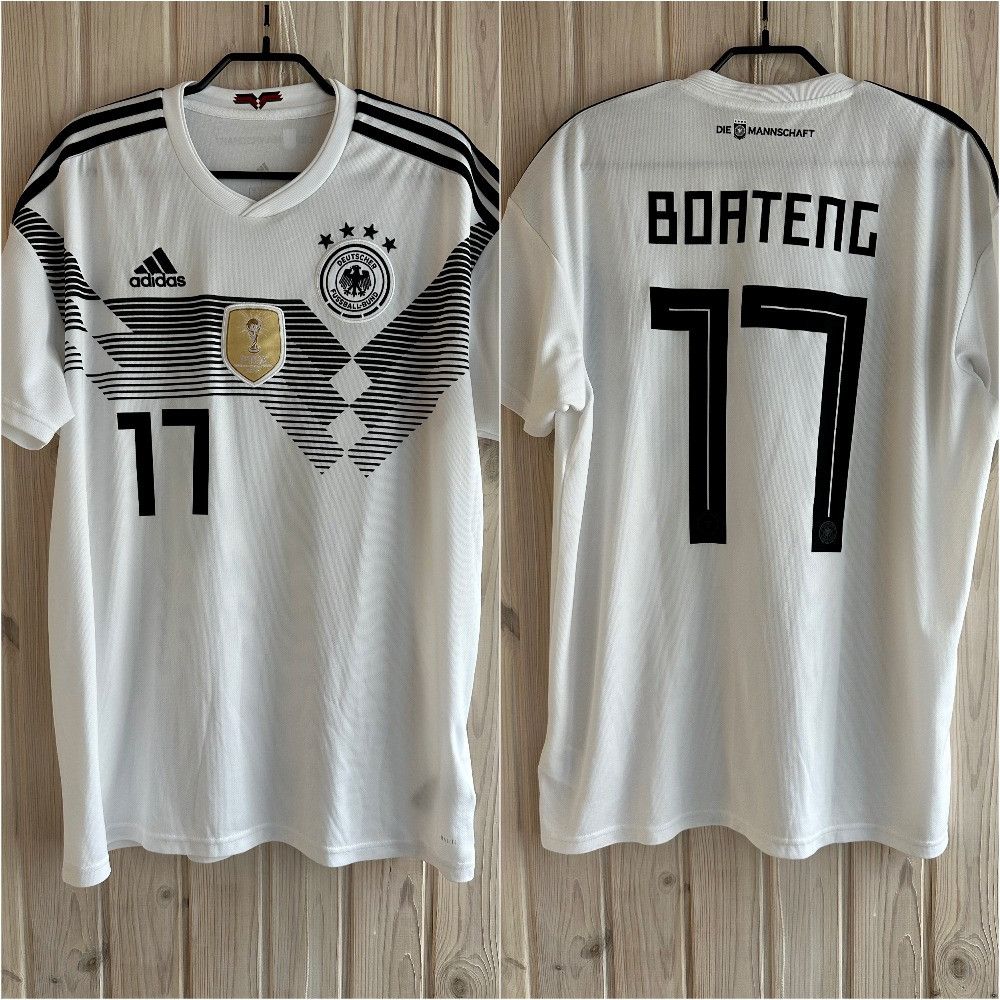 Adidas × Vintage 2017 / 18 Adidas Germany Deutschland Home 17 Boateng Size US L / EU 52-54 / 3 - 1 Thumbnail