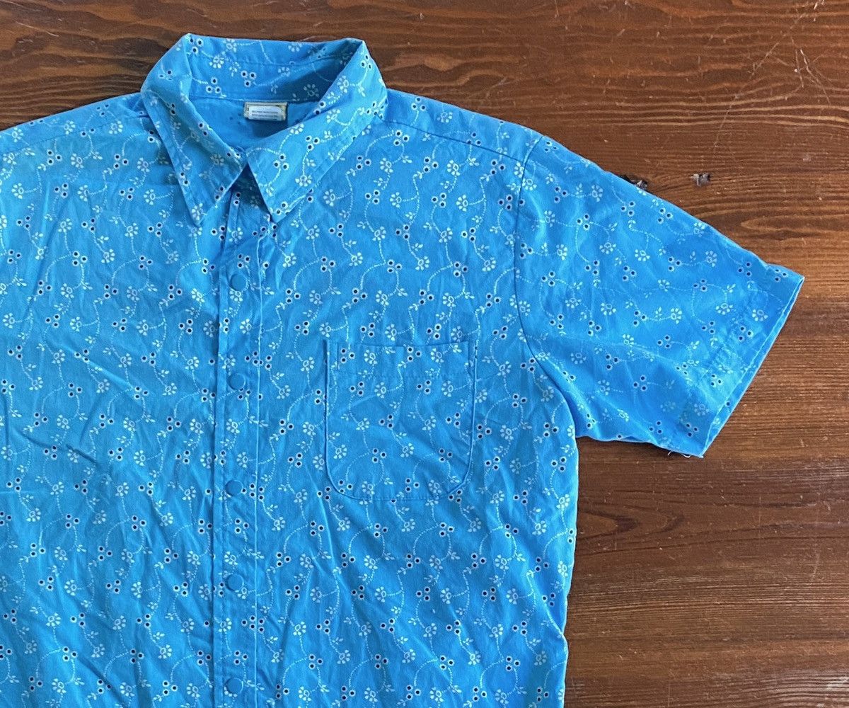 Vintage Vintage 80’s Boca Bay Flowers All Over Purple Snap Button Up Size M / US 6-8 / IT 42-44 - 1 Thumbnail
