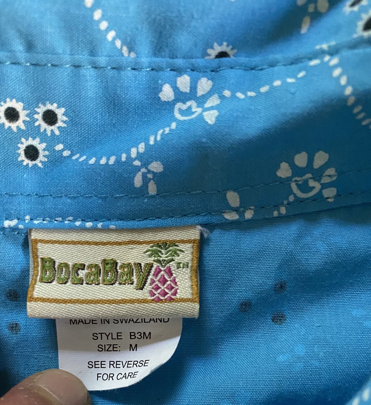 Vintage Vintage 80’s Boca Bay Flowers All Over Purple Snap Button Up Size M / US 6-8 / IT 42-44 - 7 Thumbnail