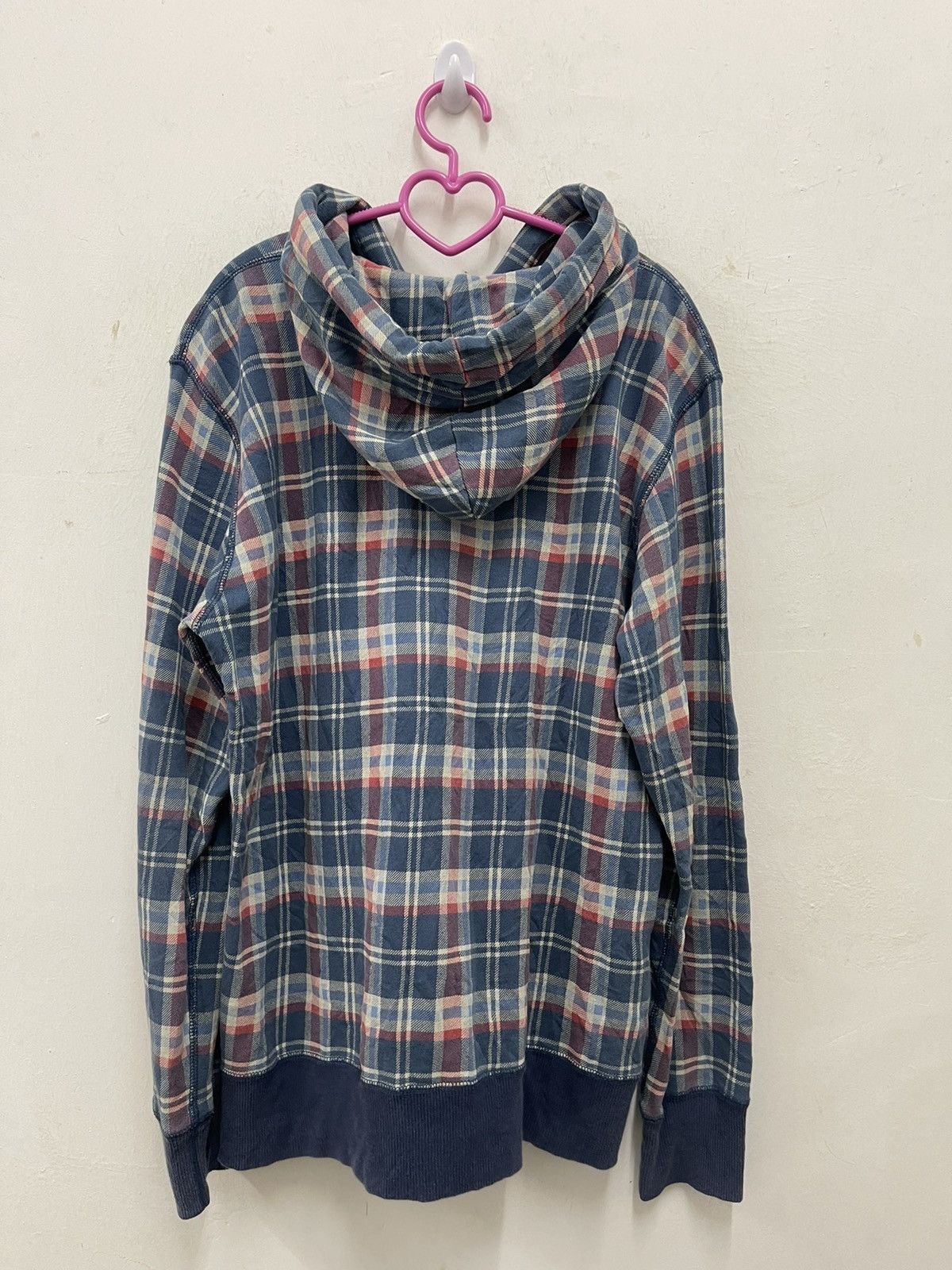 Japanese Brand Rare Uniqlo Tartan Plaid Hoodie Size US L / EU 52-54 / 3 - 2 Thumbnail
