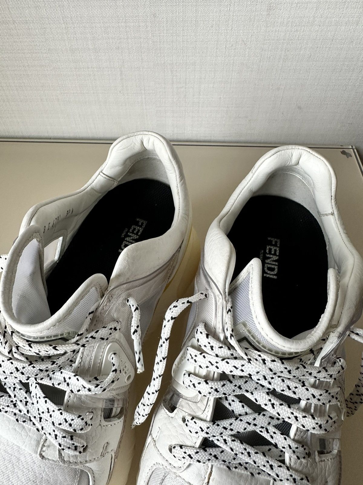 Fendi FENDI platform leather sneakers white shoes Size US 9.5 / IT 39.5 - 12 Thumbnail