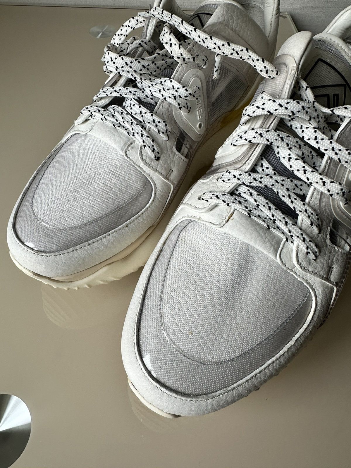 Fendi FENDI platform leather sneakers white shoes Size US 9.5 / IT 39.5 - 16 Thumbnail