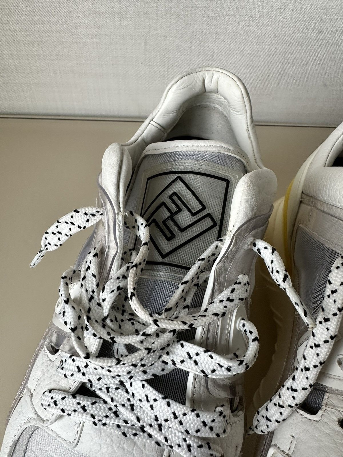 Fendi FENDI platform leather sneakers white shoes Size US 9.5 / IT 39.5 - 13 Thumbnail