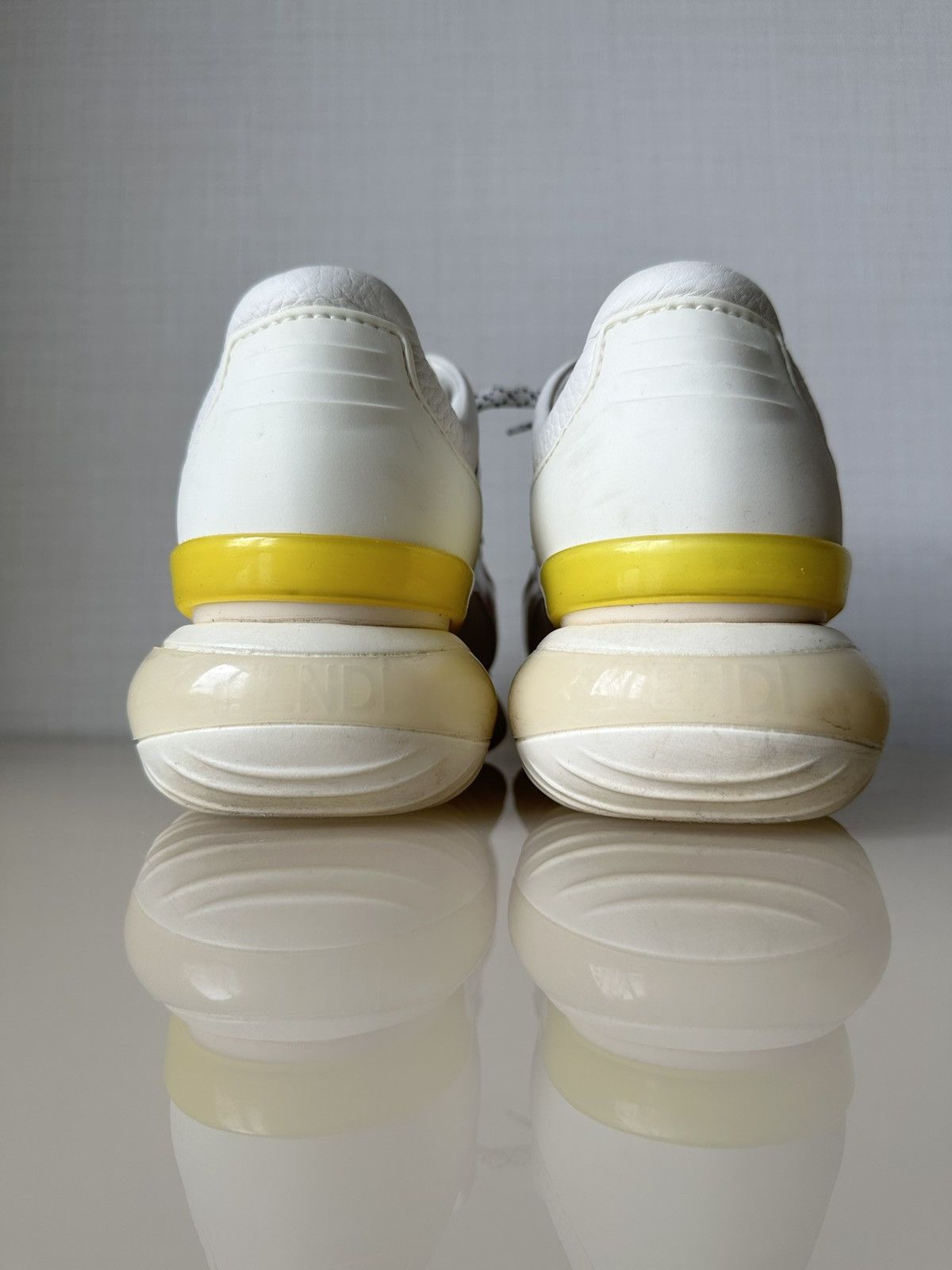 Fendi FENDI platform leather sneakers white shoes Size US 9.5 / IT 39.5 - 5 Thumbnail