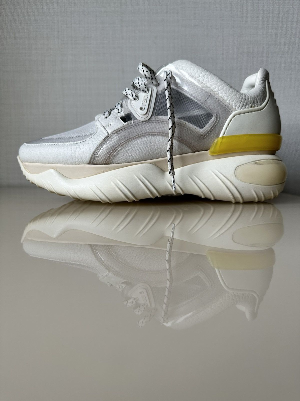Fendi FENDI platform leather sneakers white shoes Size US 9.5 / IT 39.5 - 7 Thumbnail