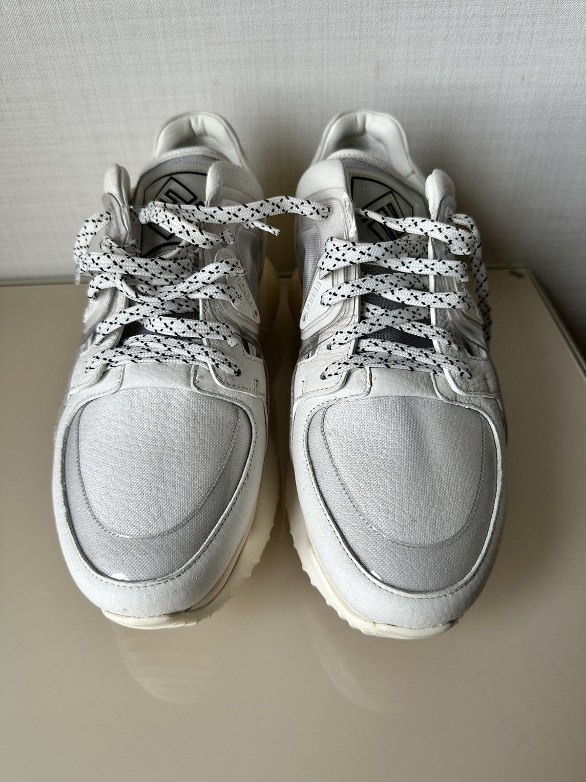 Fendi FENDI platform leather sneakers white shoes Size US 9.5 / IT 39.5 - 4 Thumbnail