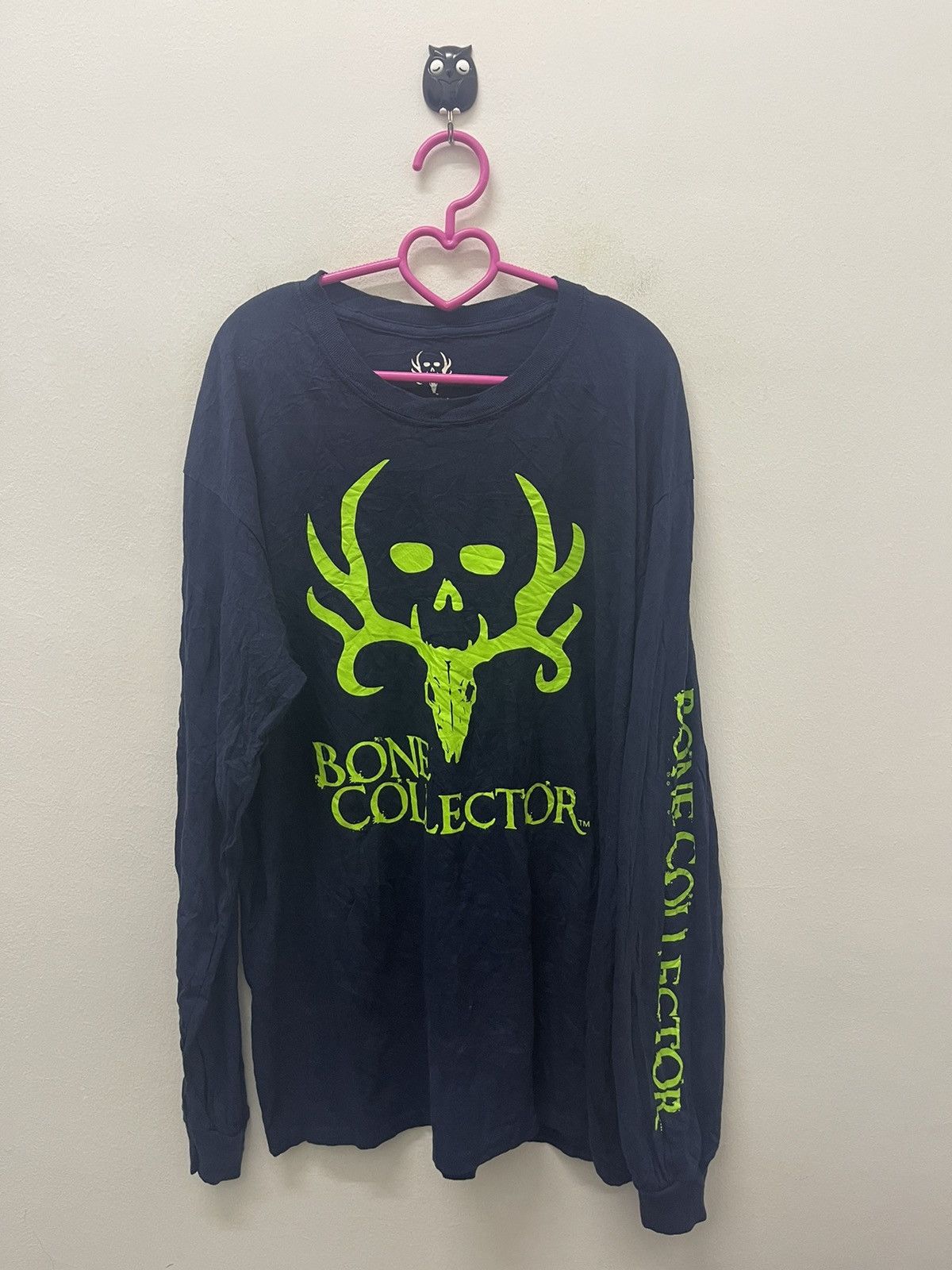 Bones Rare Vintage BONE COLLECTOR Spell Out Big Logo Size US L / EU 52-54 / 3 - 1 Thumbnail