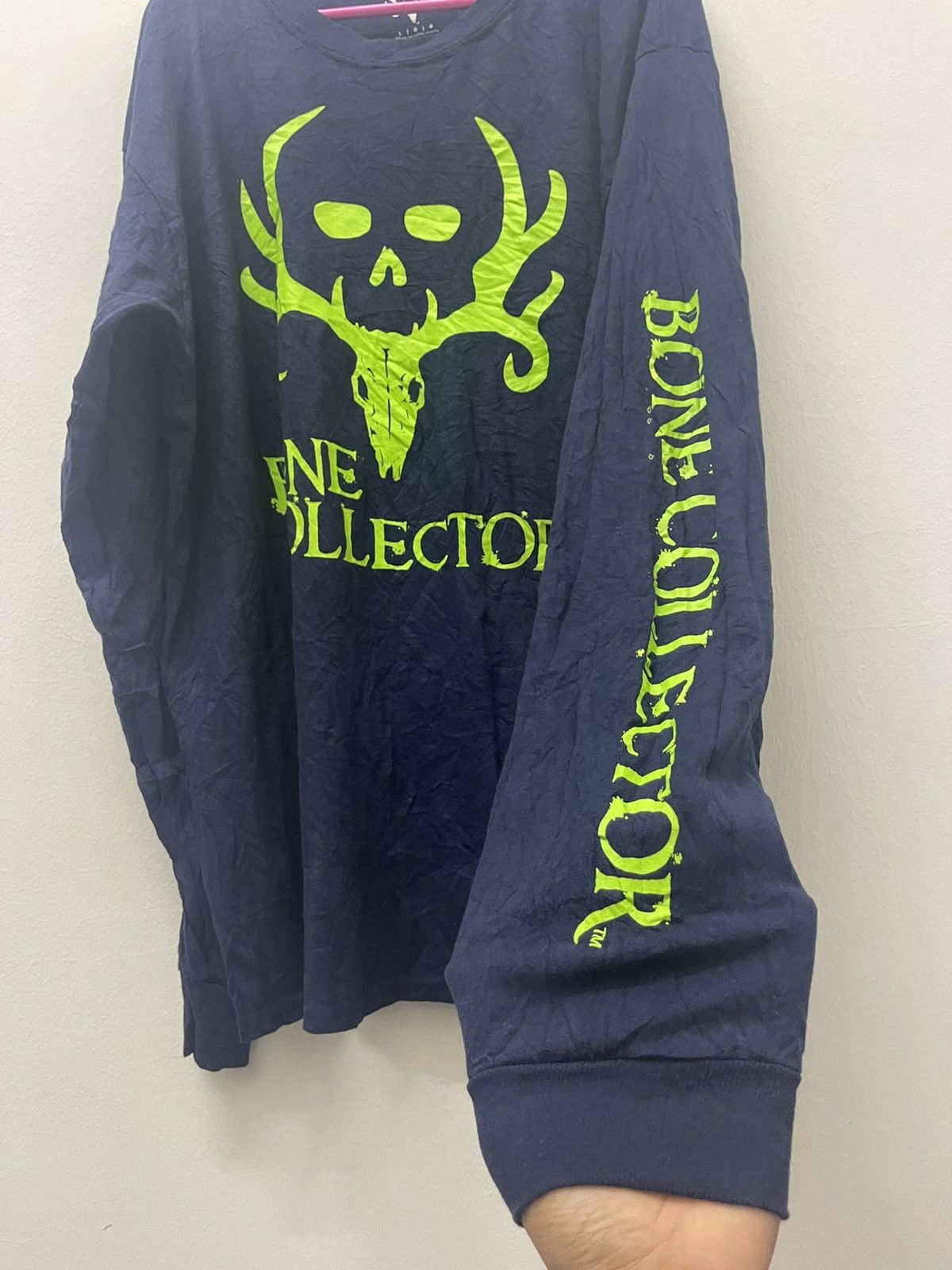 Bones Rare Vintage BONE COLLECTOR Spell Out Big Logo Size US L / EU 52-54 / 3 - 3 Thumbnail