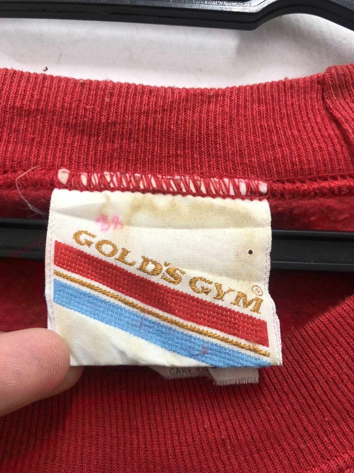 Vintage Rare Vintage GOLD’S GYM Athletic Dept Sweatshirt Size US XL / EU 56 / 4 - 3 Thumbnail